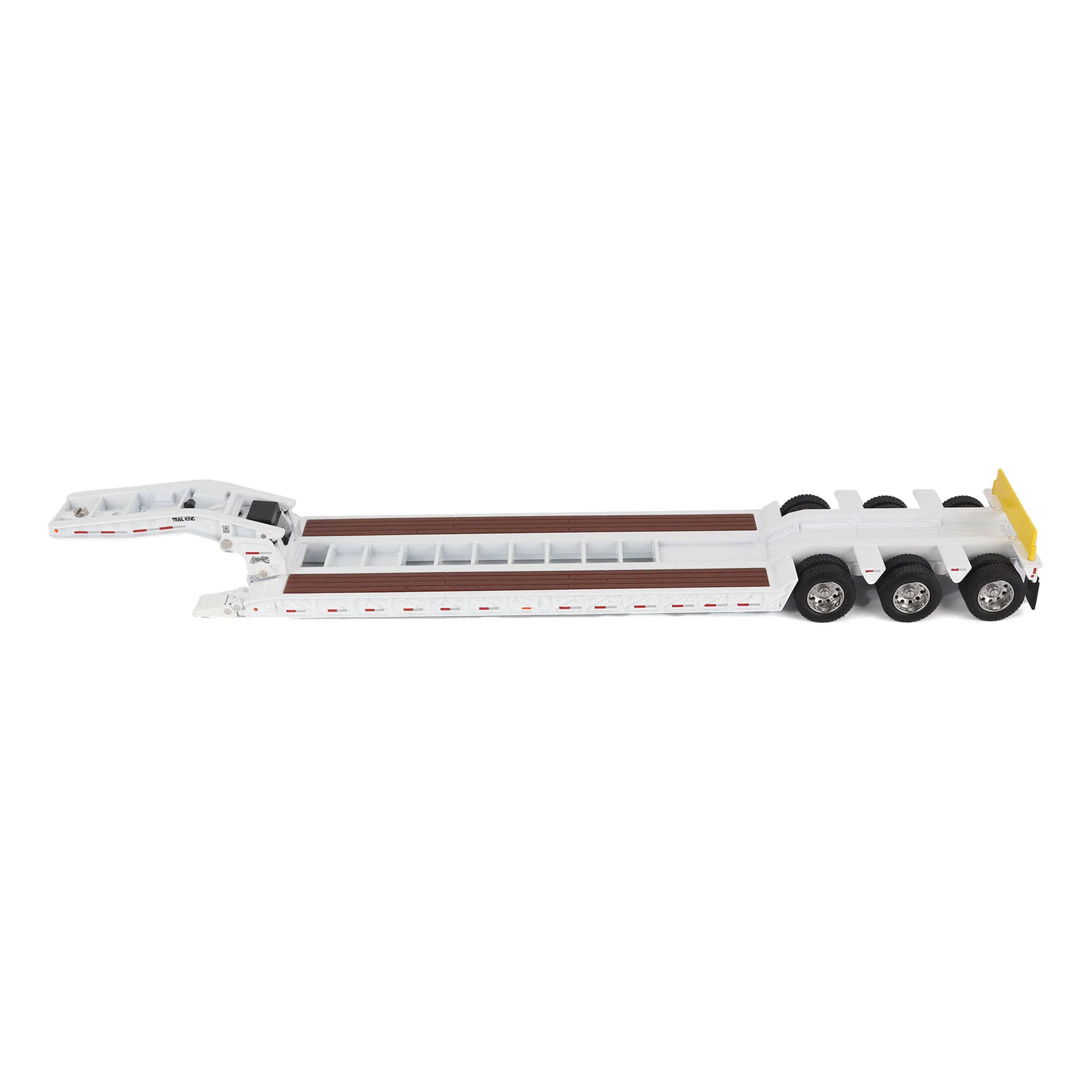 1/50 Trail King TK120 HDG Lowboy Trailer (White Regular Version) - Image 3