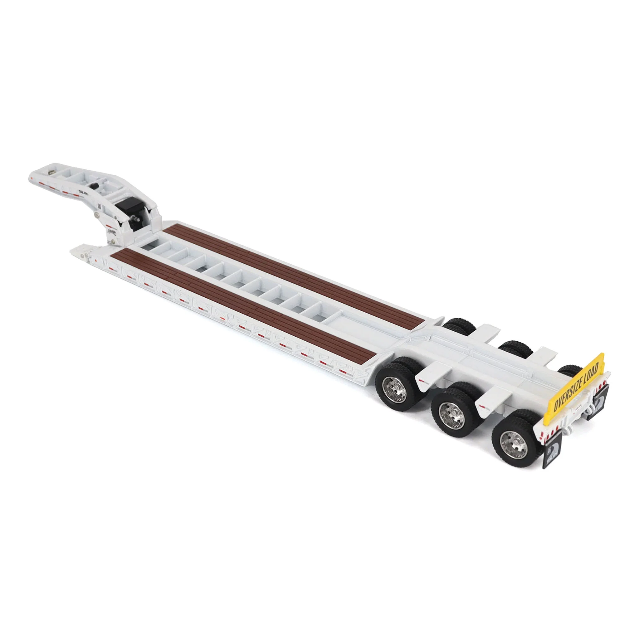 1/50 Trail King TK120 HDG Lowboy Trailer (White Regular Version) - Image 5