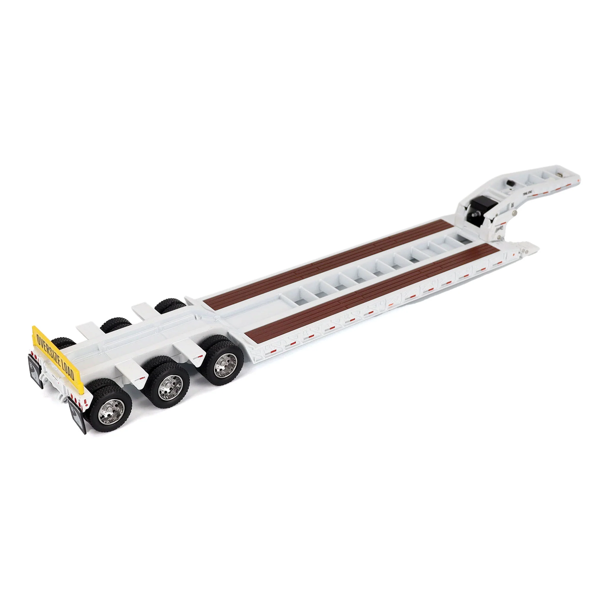 1/50 Trail King TK120 HDG Lowboy Trailer (White Regular Version) - Image 7
