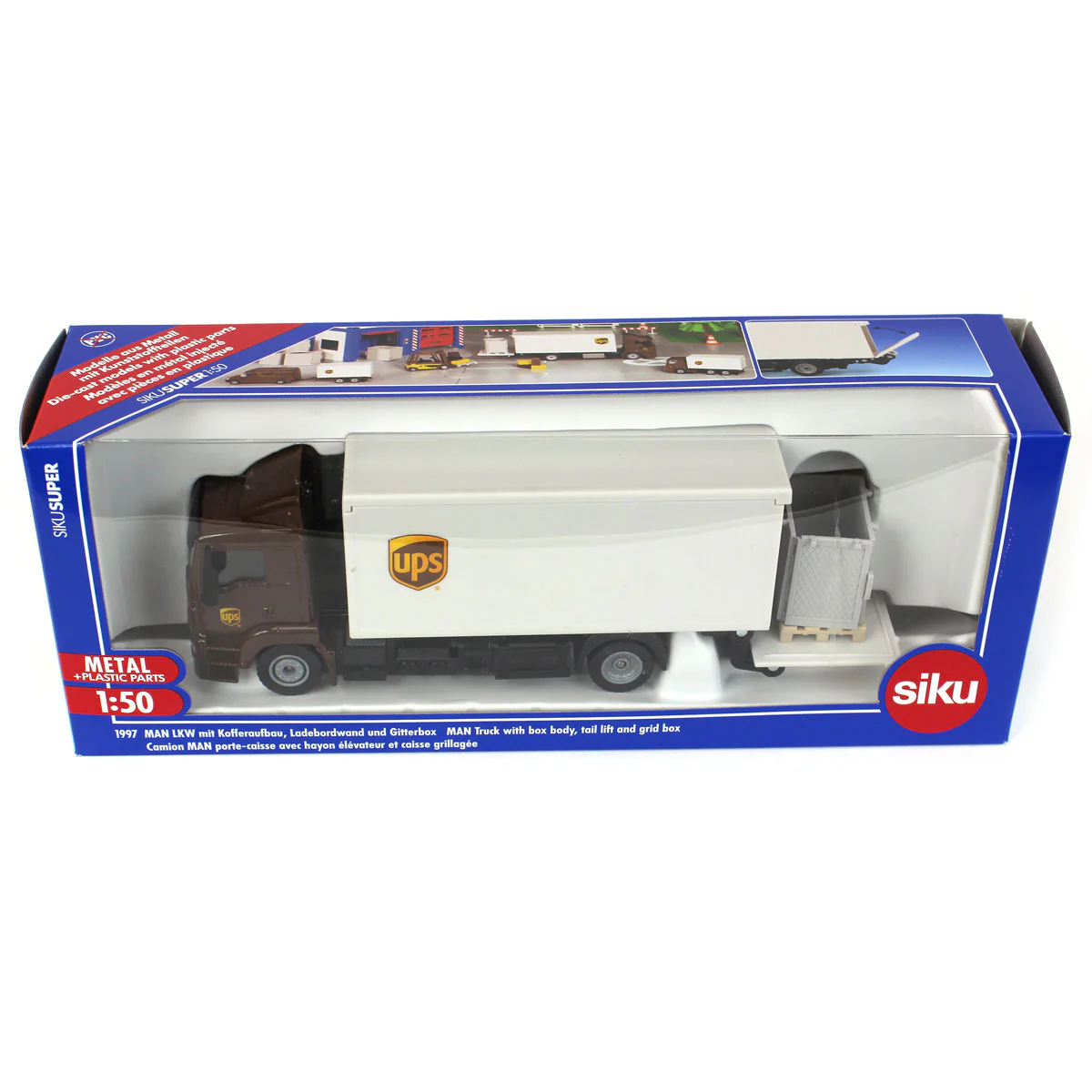 1/50 UPS Transport MAN Box Truck with Liftgate - Image 6