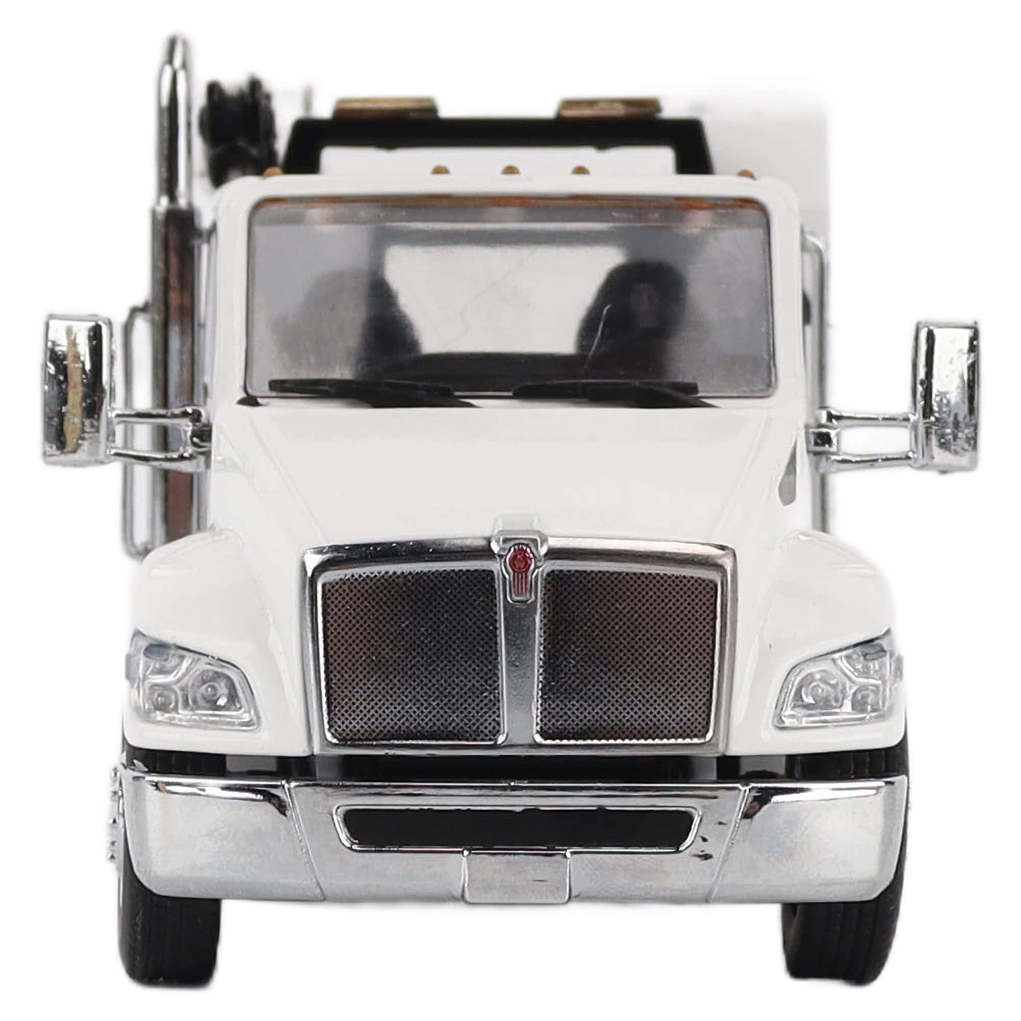1/50 White Kenworth T380 Crane Work Truck with Miller EnPak by Diecast Masters - Image 7
