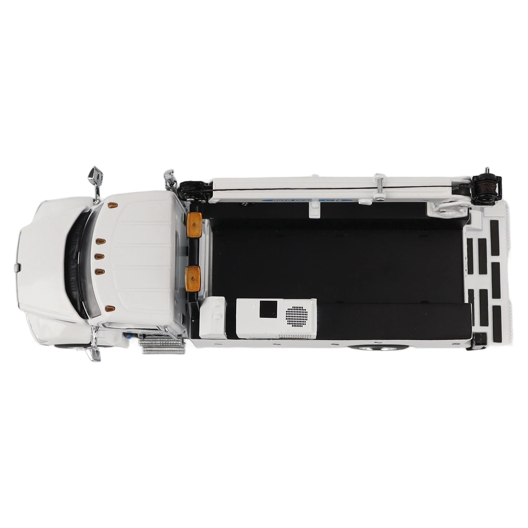 1/50 White Kenworth T380 Crane Work Truck with Miller EnPak by Diecast Masters - Image 8
