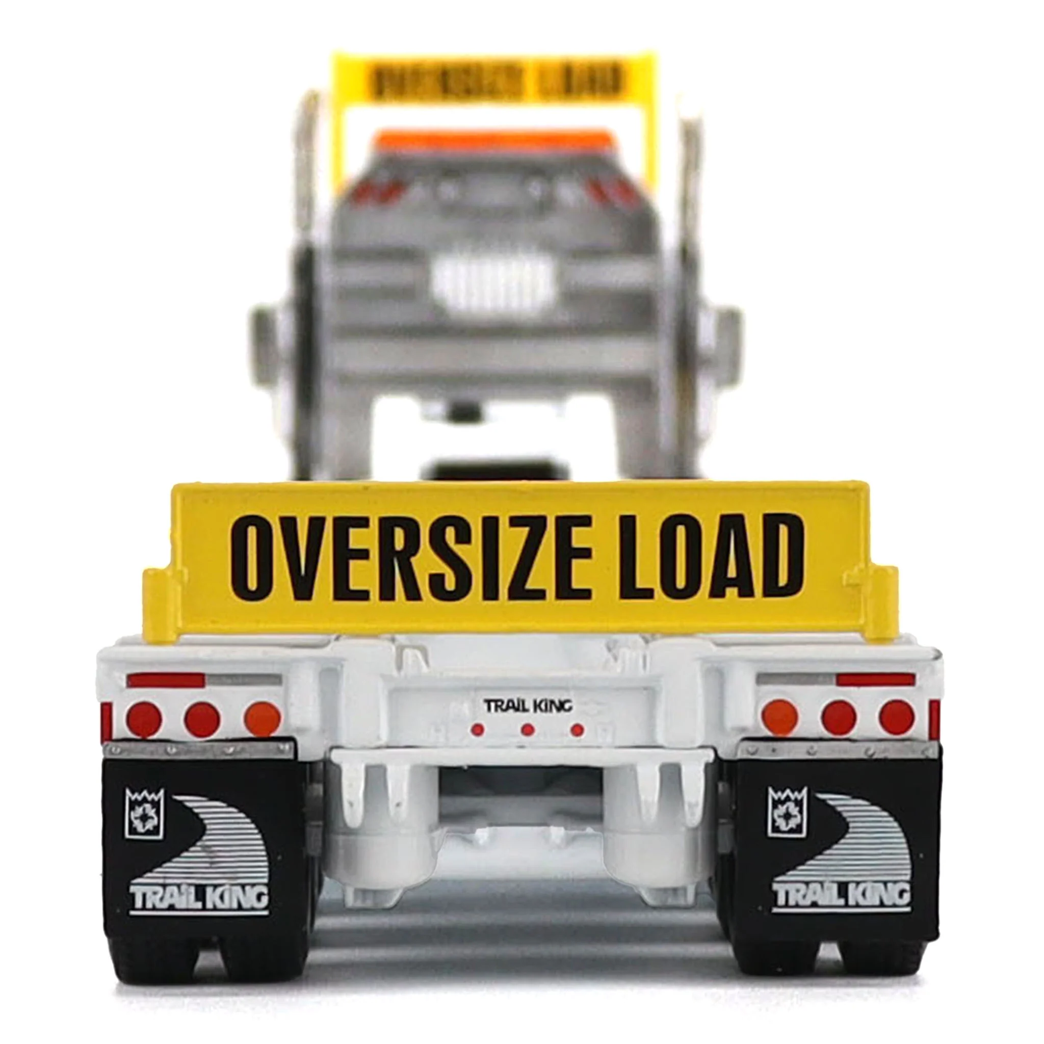 1/50 White Kenworth T880 SBFA with White Trail King TK120 HDG Lowboy Trailer - Image 5