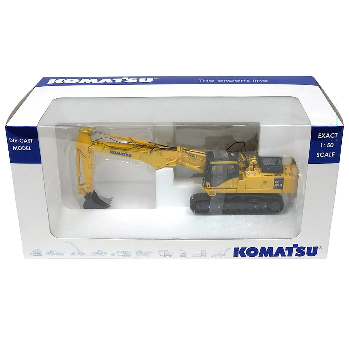 1/50 Komatsu PC450LC Excavator with Short Boom & Bucket by Universal Hobbies - Image 6