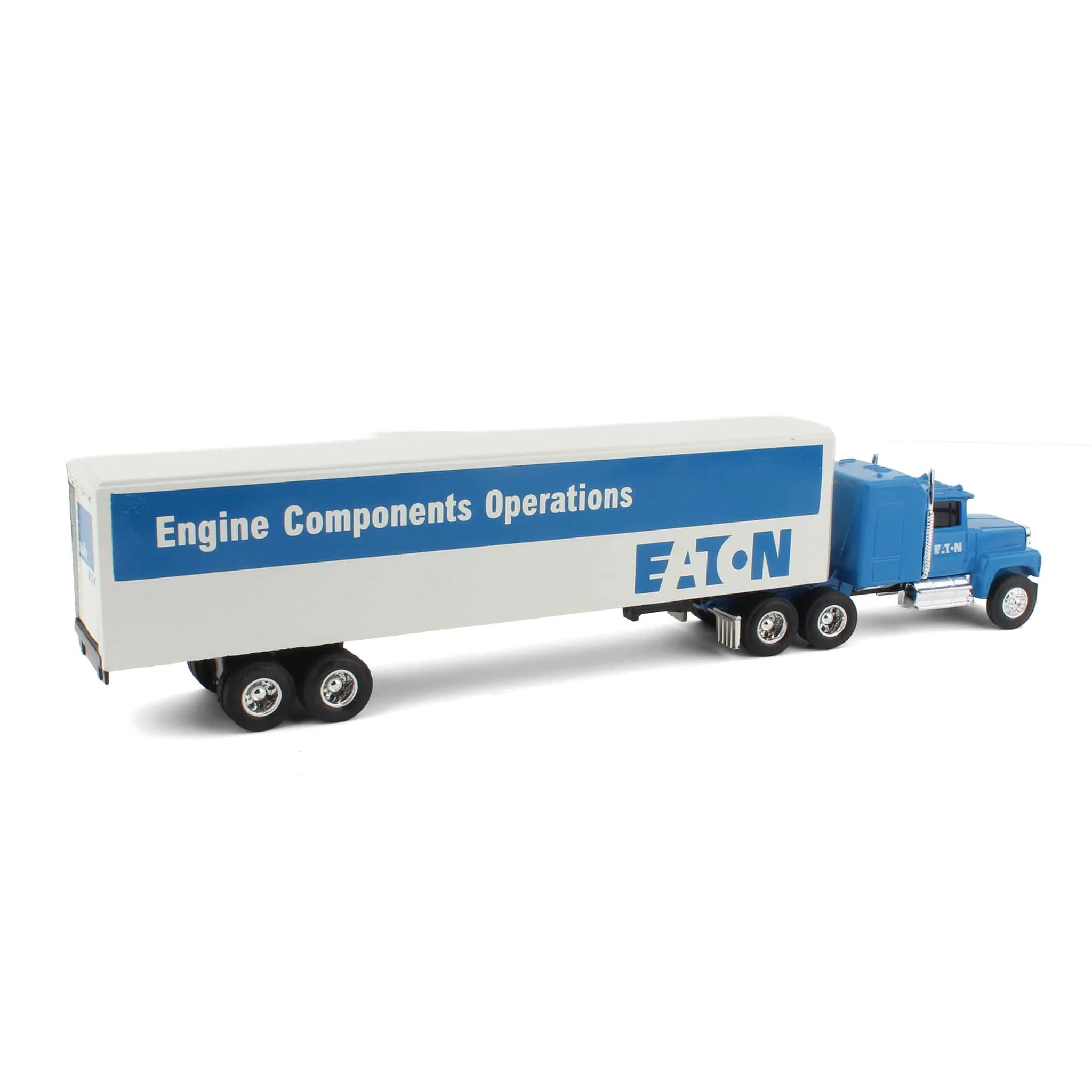 1/64 1/64 Ford LTL-9000 with Sleeper Semi Truck and Box Trailer, Eaton by ERTL - Image 2