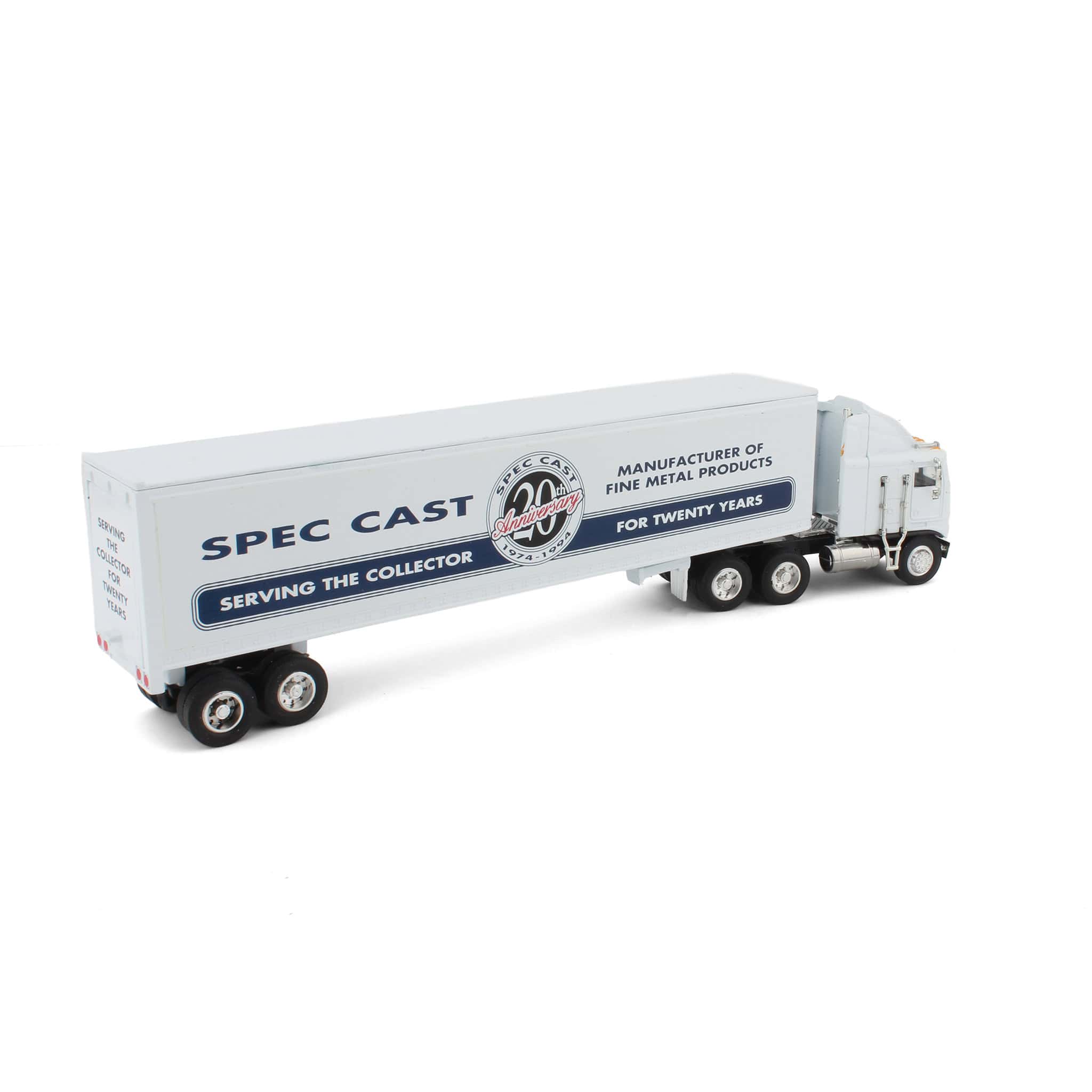 1/64 Kenworth K100E Semi Truck with Trailer, SpecCast 20th Anniversary - Image 2
