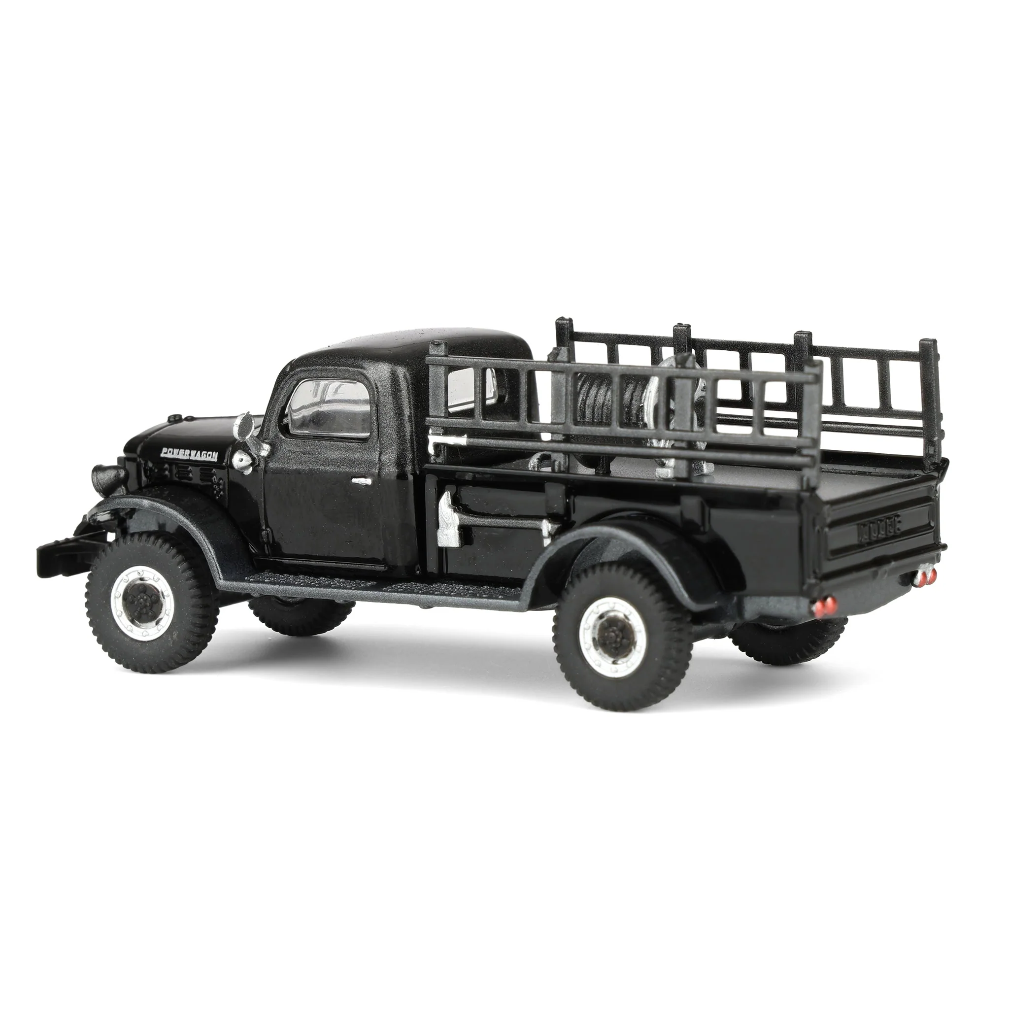 1/64 1946 Dodge Power Wagon Fire Truck, Black Bandit Series 30 - Image 4