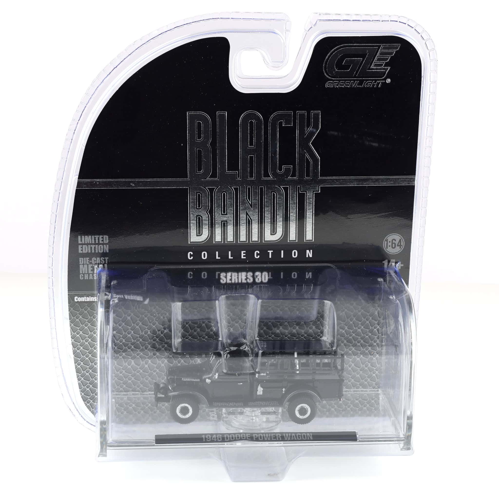 1/64 1946 Dodge Power Wagon Fire Truck, Black Bandit Series 30 - Image 7