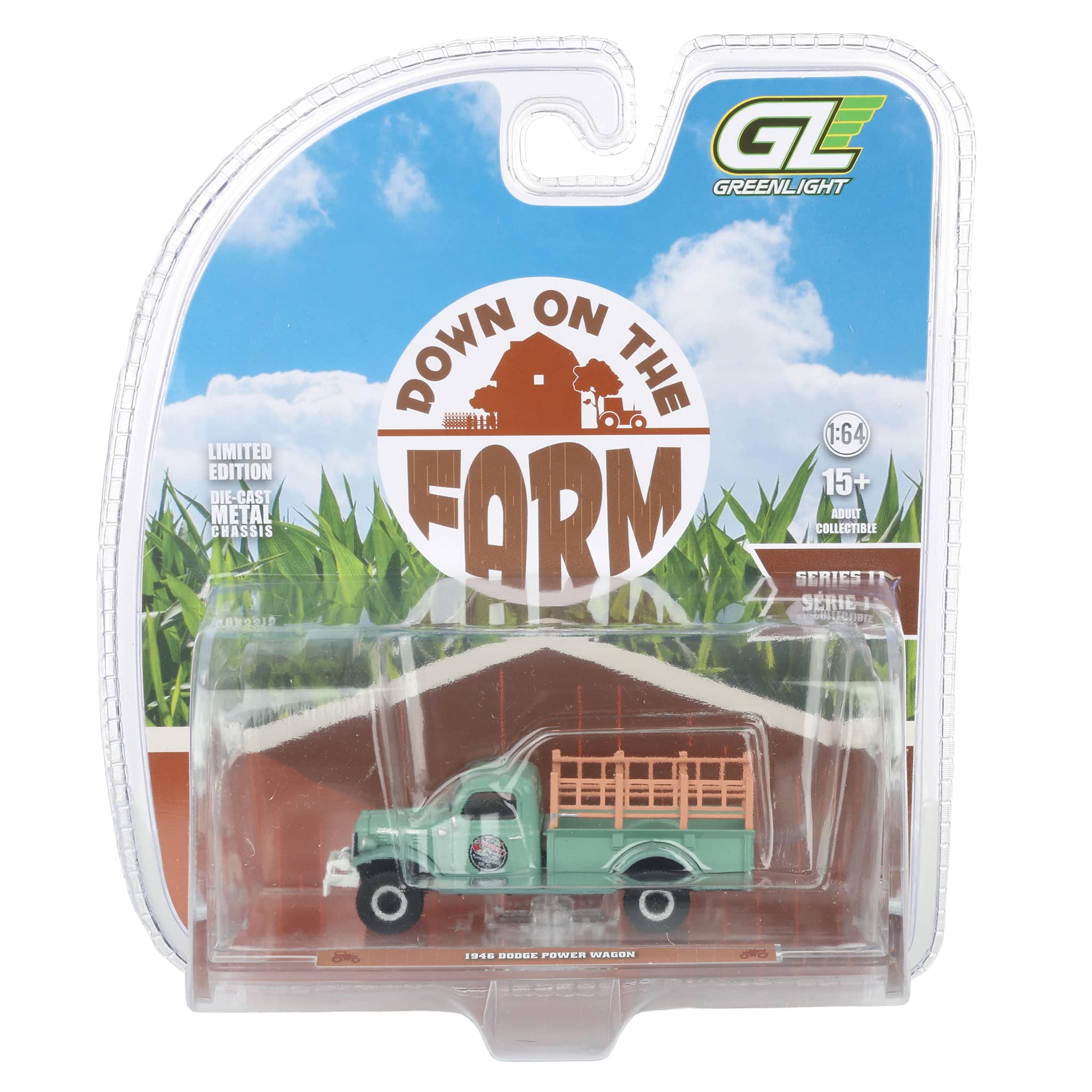 1/64 1946 Dodge Power Wagon, Strawberry Farm, Down on the Farm Series 11 - Image 7