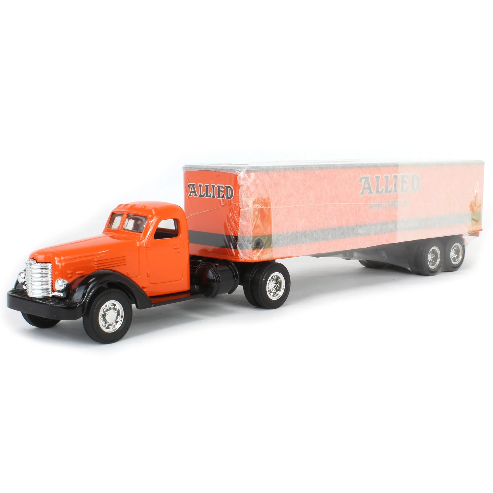 1/43 1947 International KB-12 Semi Truck with Box Trailer by ERTL, Allied Van Lines - Image 2