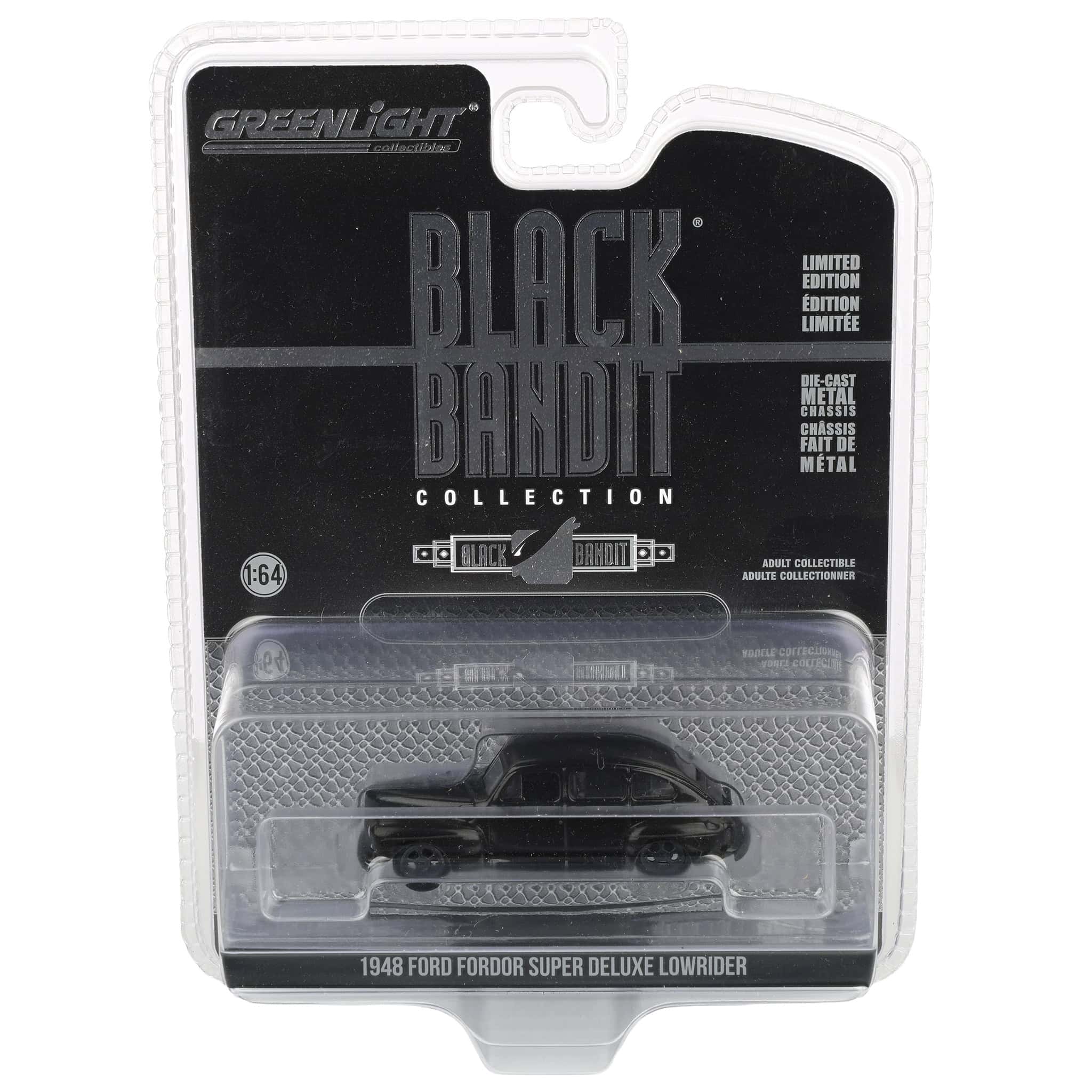 1/64 1948 Ford Fordor Super Deluxe Lowrider, Black Bandit Series 29 - Image 5