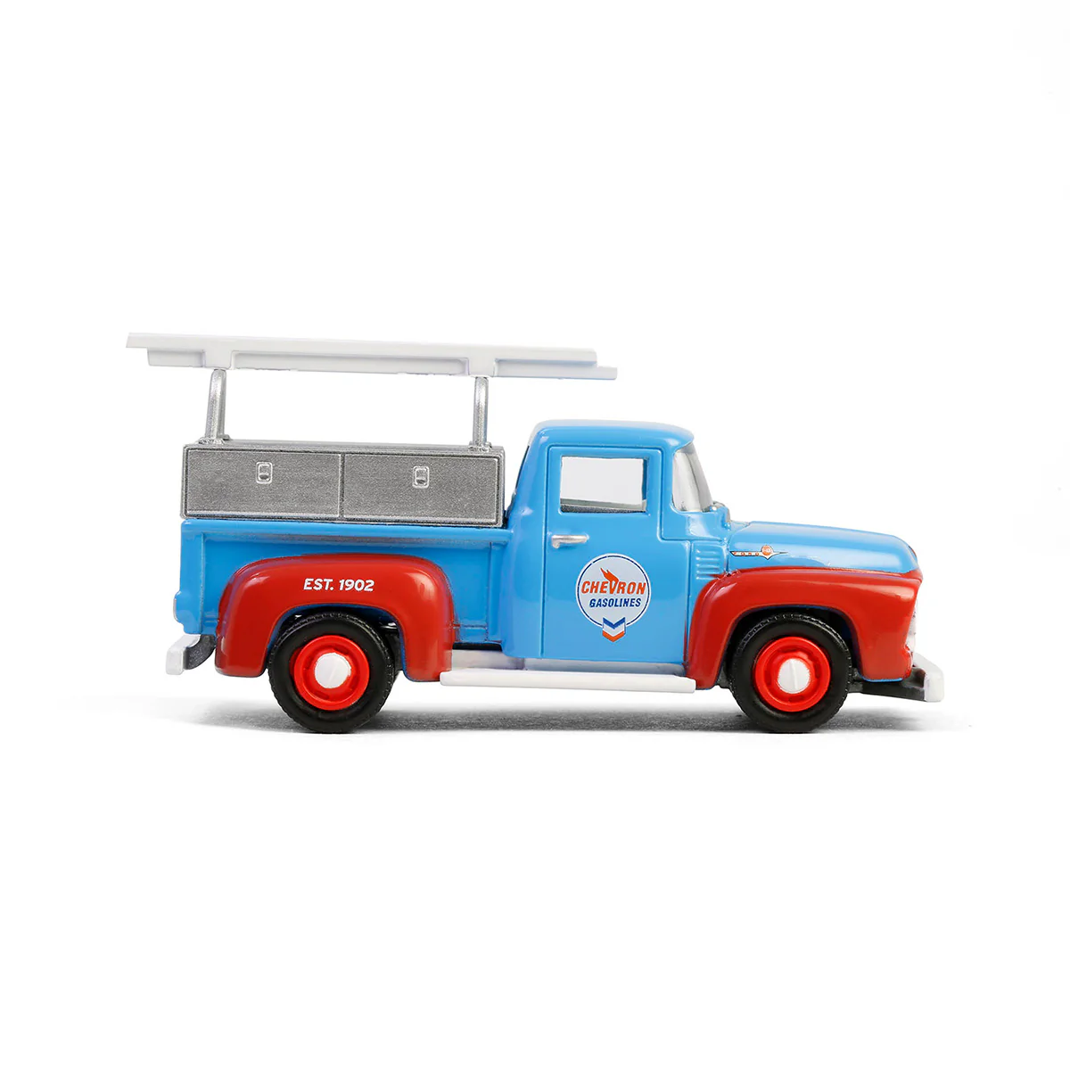 1/64 1956 Ford F-100 with Tool Boxes & Ladders, Chevron Special Edition Series 1 - Image 5