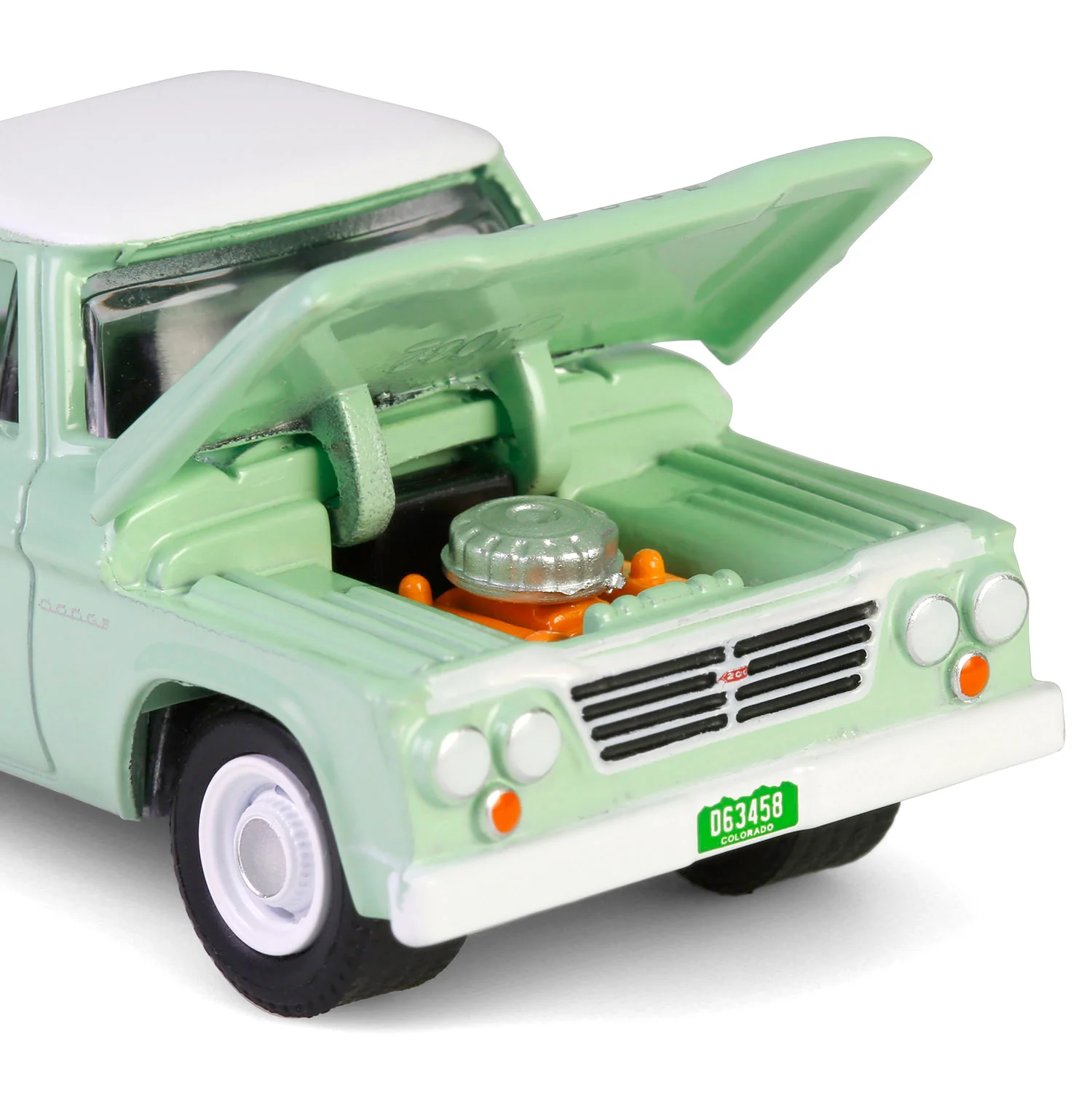 1/64 1964 Dodge D-200 Sweptline, Turf Green & White, Down on the Farm Series 10 - Image 5
