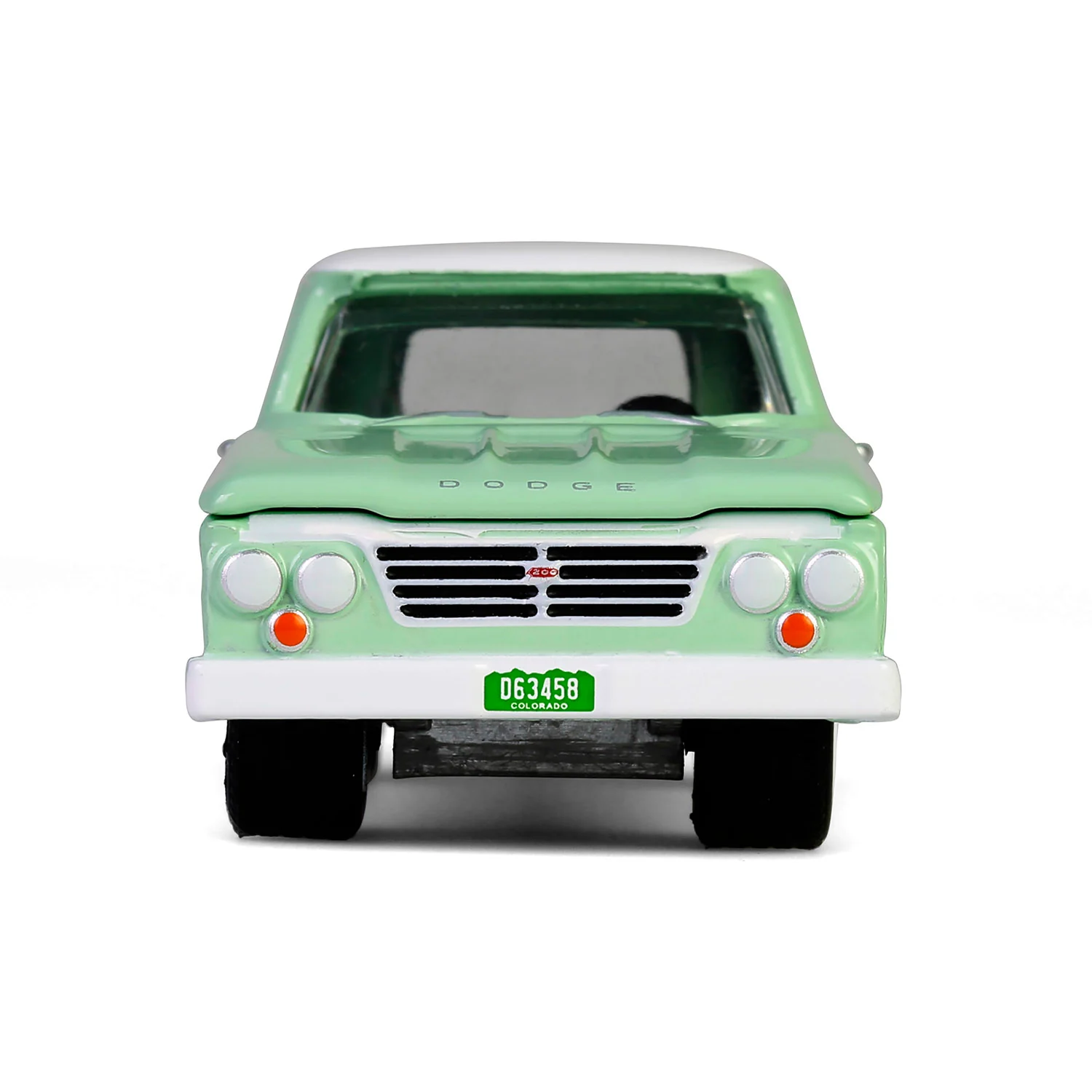 1/64 1964 Dodge D-200 Sweptline, Turf Green & White, Down on the Farm Series 10 - Image 6