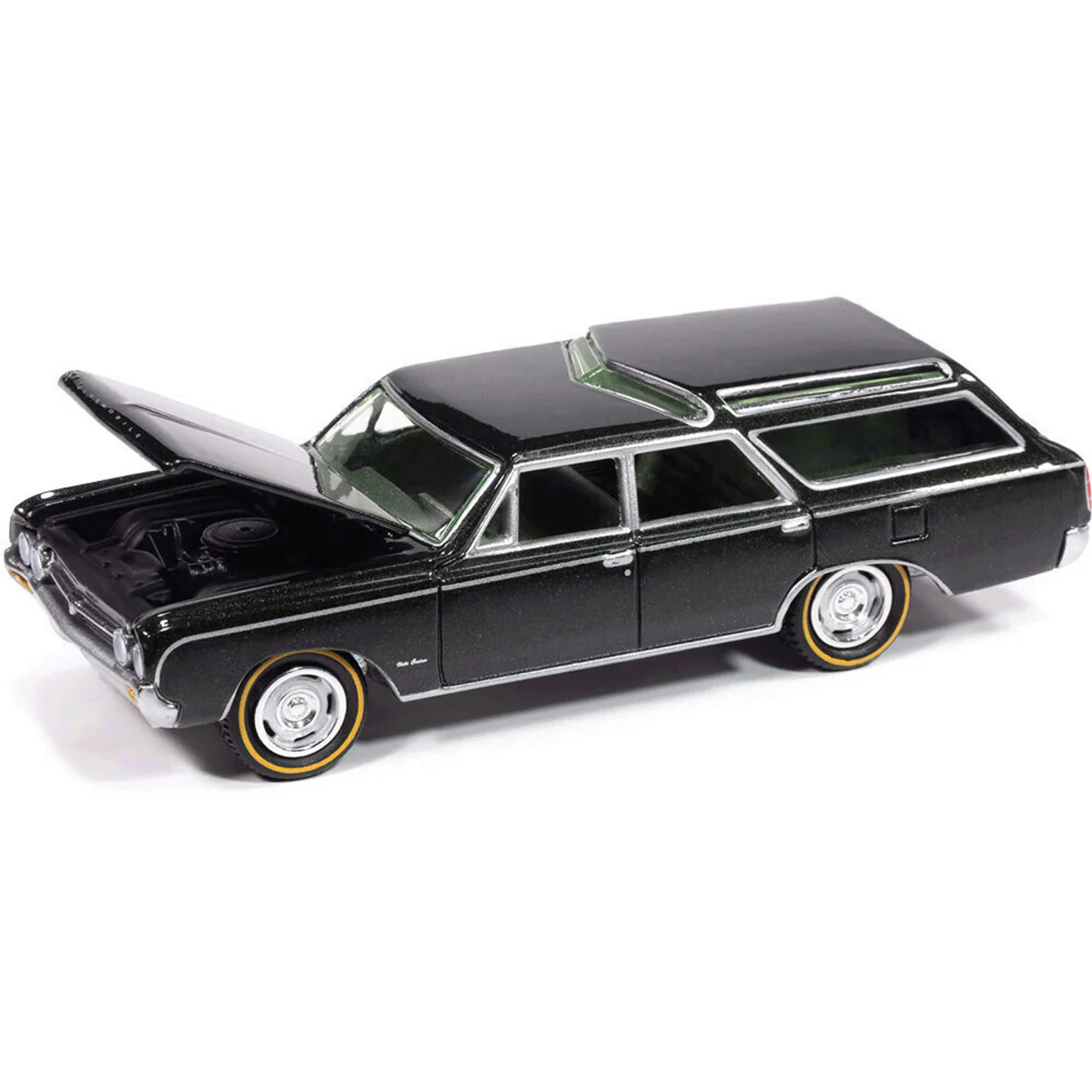 1/64 1964 Oldsmobile Vista Cruiser, Jade Mist Poly, Johnny Lightning Collector Tin Series 16 - Image 2