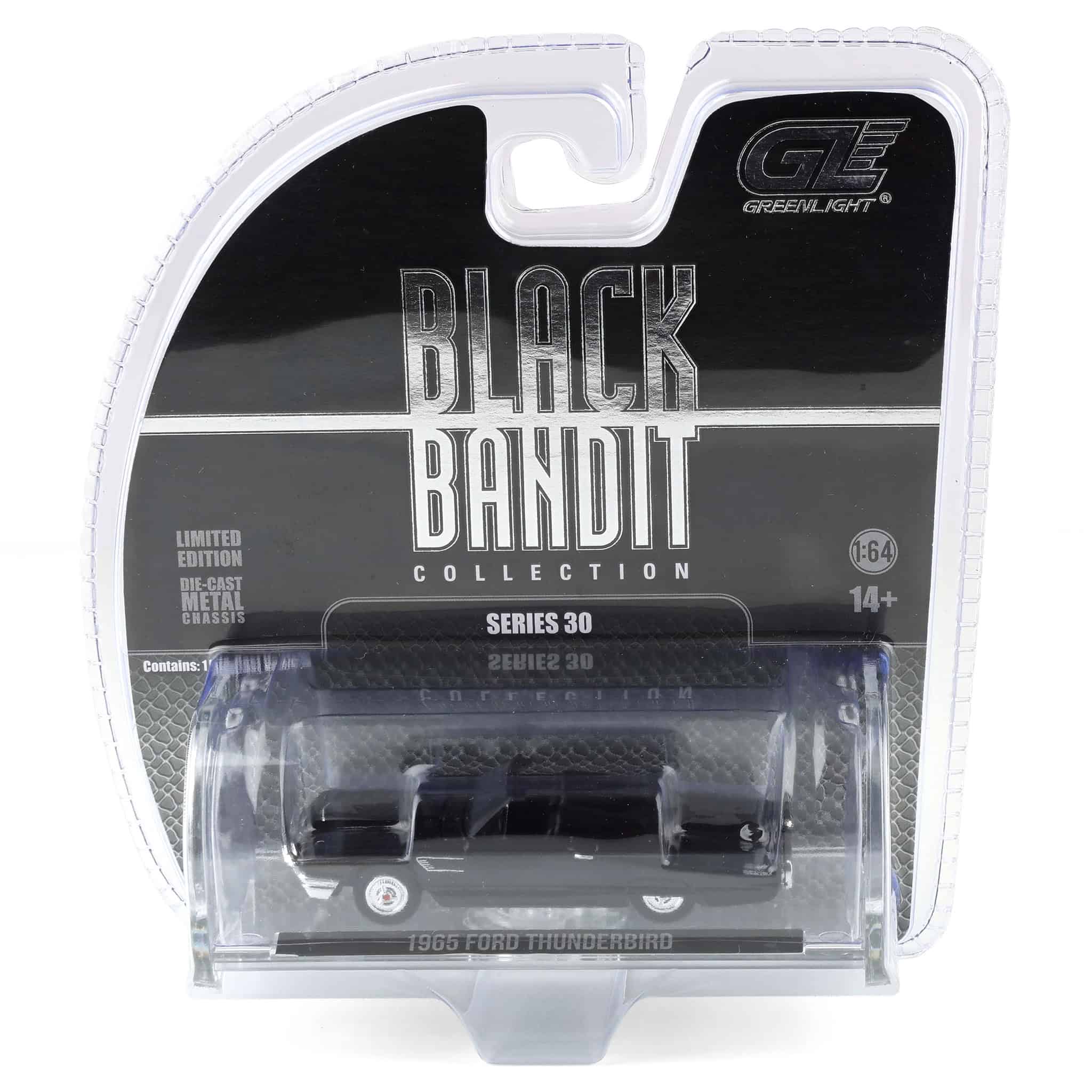 1/64 1965 Ford Thunderbird with Tonneau Cover, Black Bandit Series 30 - Image 8