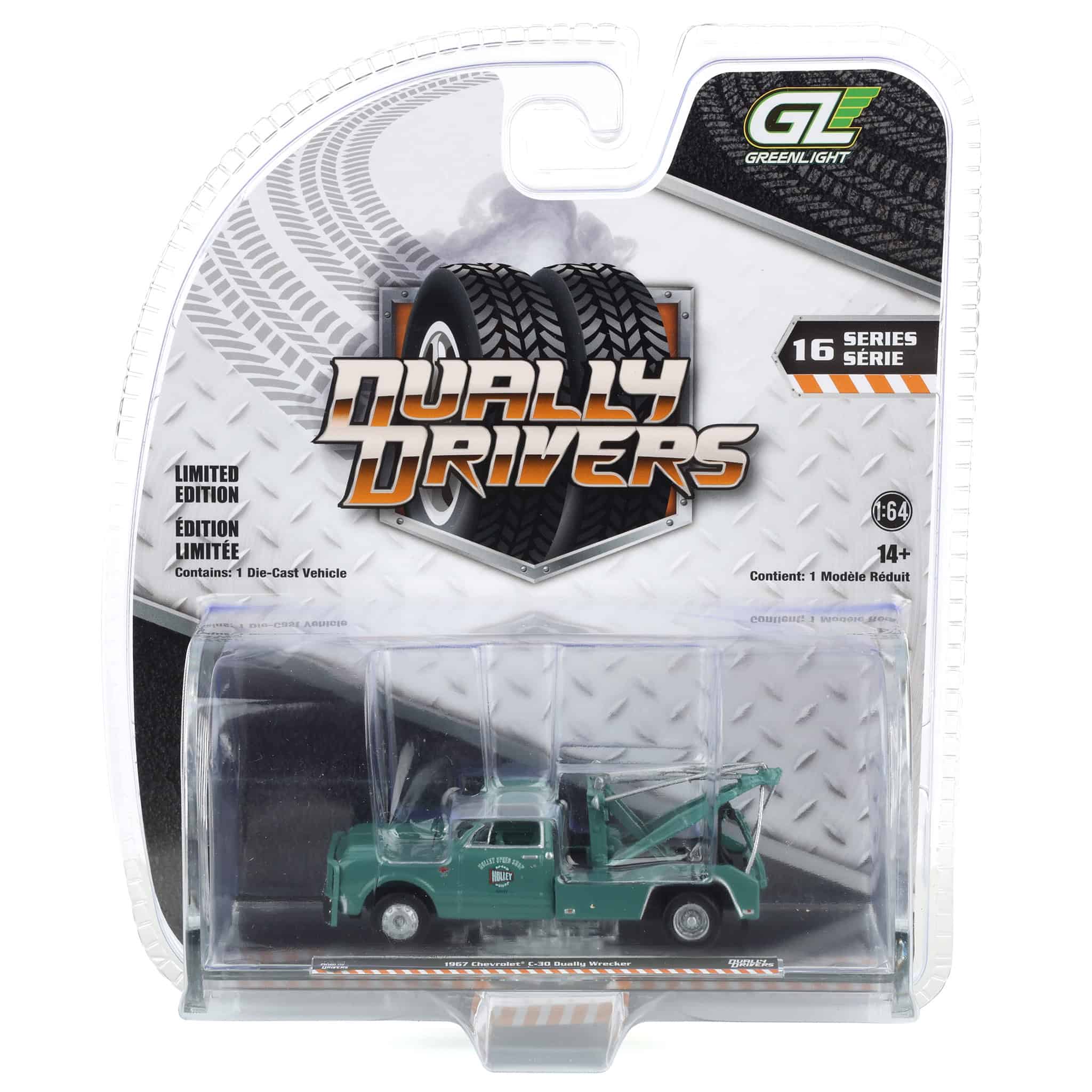 1/64 1967 Chevrolet C-30 Dually Wrecker, Holley Speed Shop, Dually Drivers Series 16 - Image 7