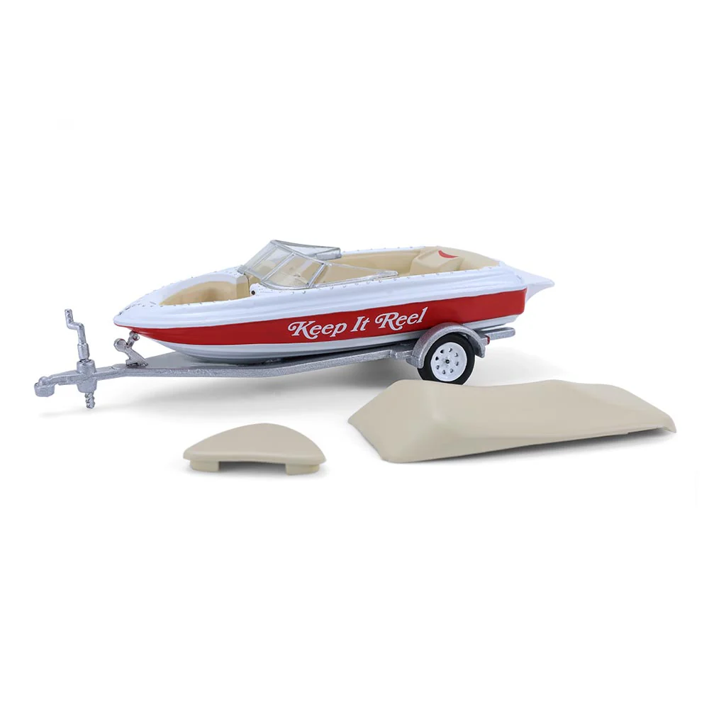 1/64 1967 Dodge D-100 with Boat and Trailer, Hitch & Tow Series 33 - Image 6