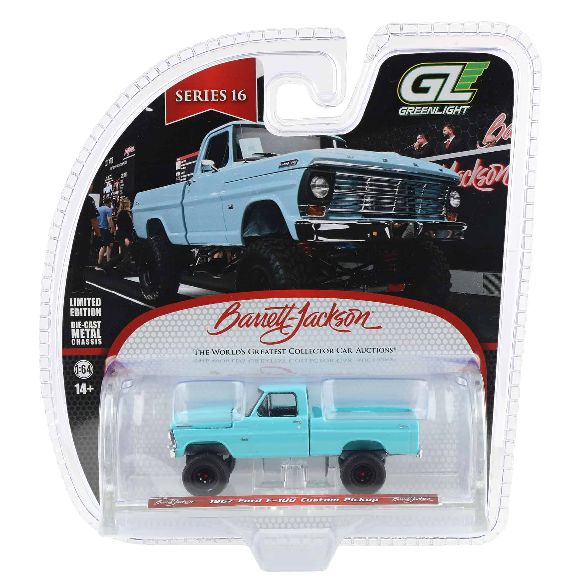 1/64 1967 Ford F-100 Custom Pickup Truck, Palm Beach 2024, Barrett-Jackson Series 16 - Image 9