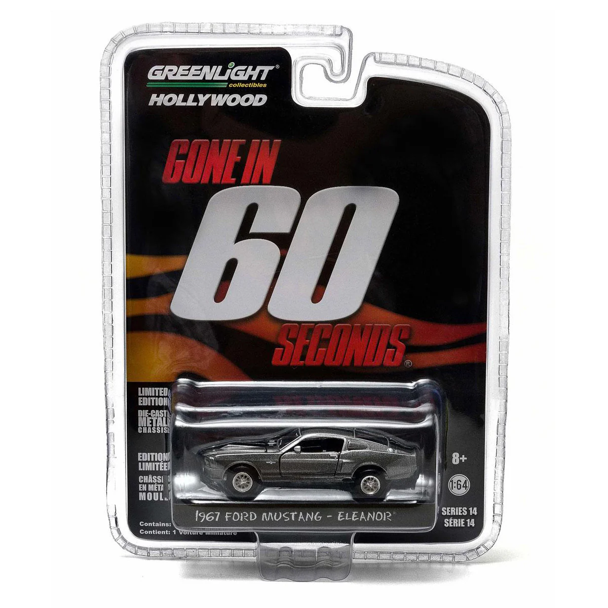 1/64 1967 Ford Mustang by GreenLight Collectibles, Eleanor from "Gone in 60 Seconds" - Image 2