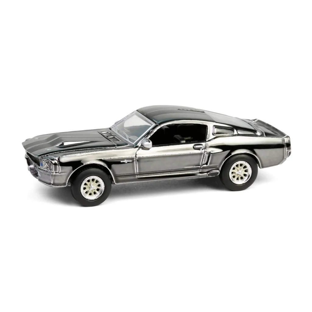1/64 1967 Ford Mustang "Eleanor", Silver Chrome Edition, Gone in Sixty Seconds (2000), Hobby Exclusive