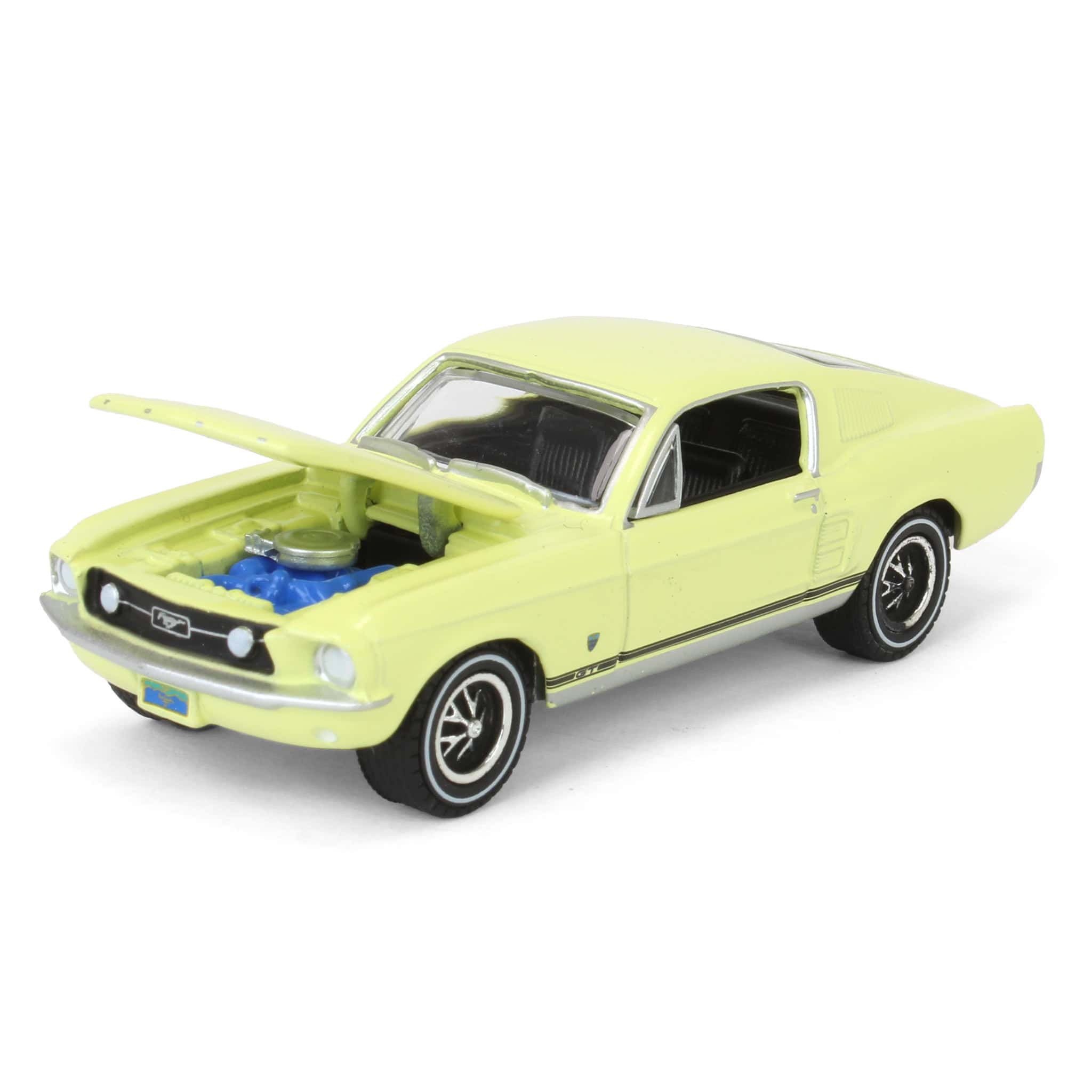 1/64 1967 Ford Mustang GT Fastback High Country Special, Aspen Gold, Hobby Exclusive - Image 6