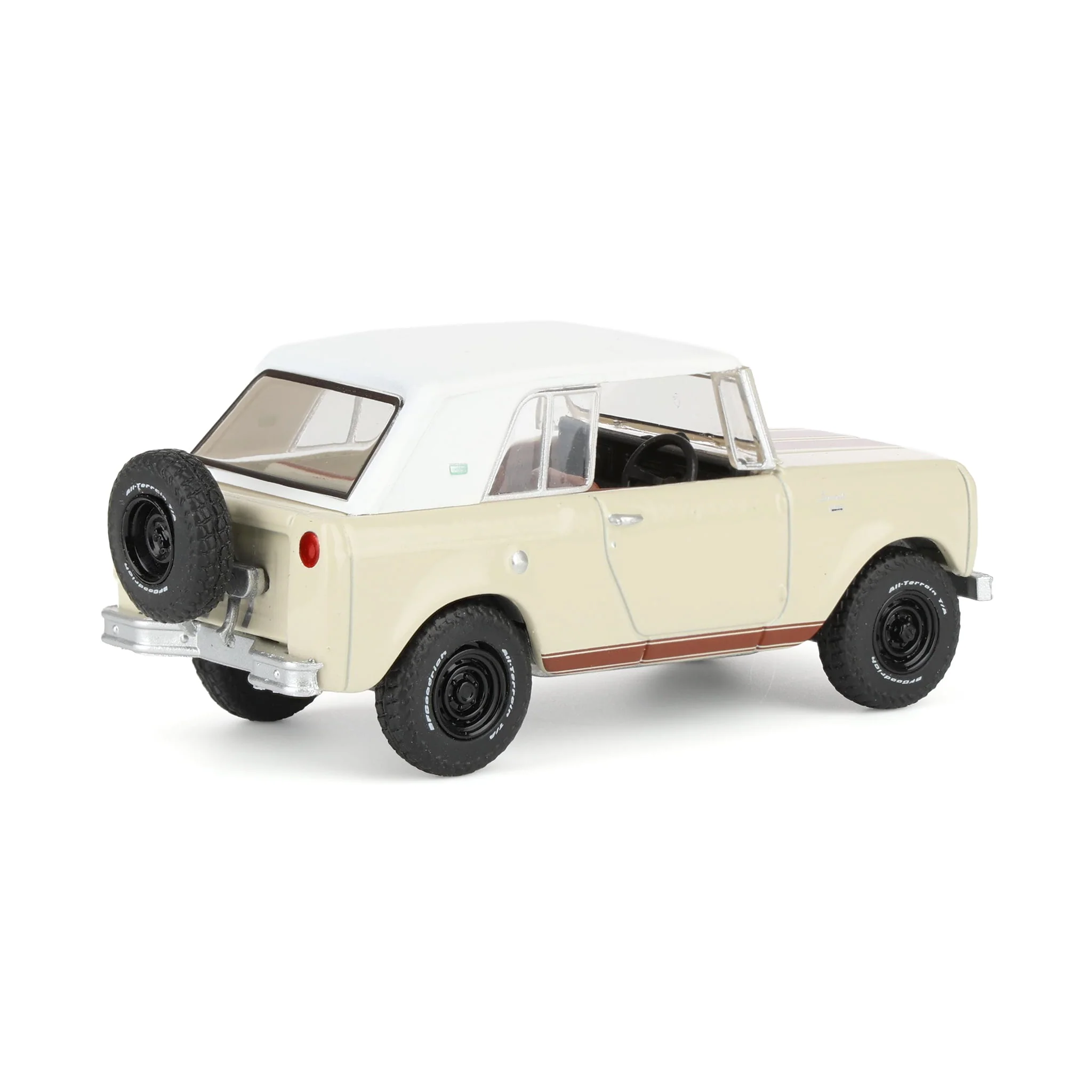1/64 1967 International Scout 800 Sportop, Cream & Brown, All-Terrain Series 17 - Image 3