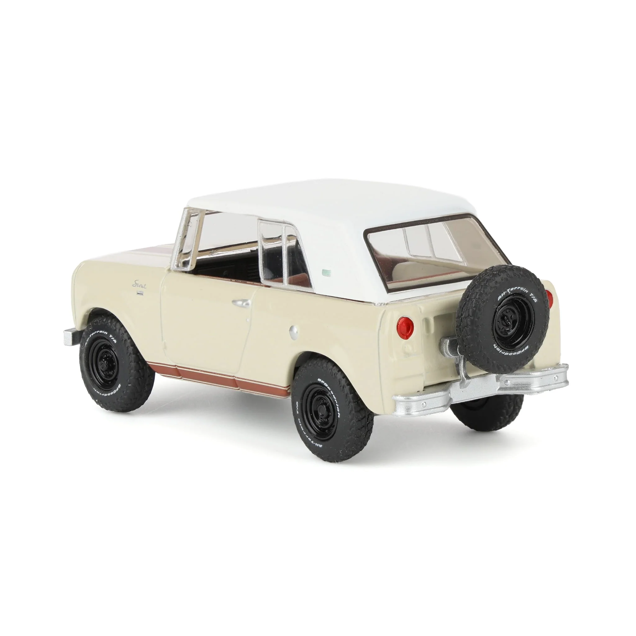 1/64 1967 International Scout 800 Sportop, Cream & Brown, All-Terrain Series 17 - Image 4