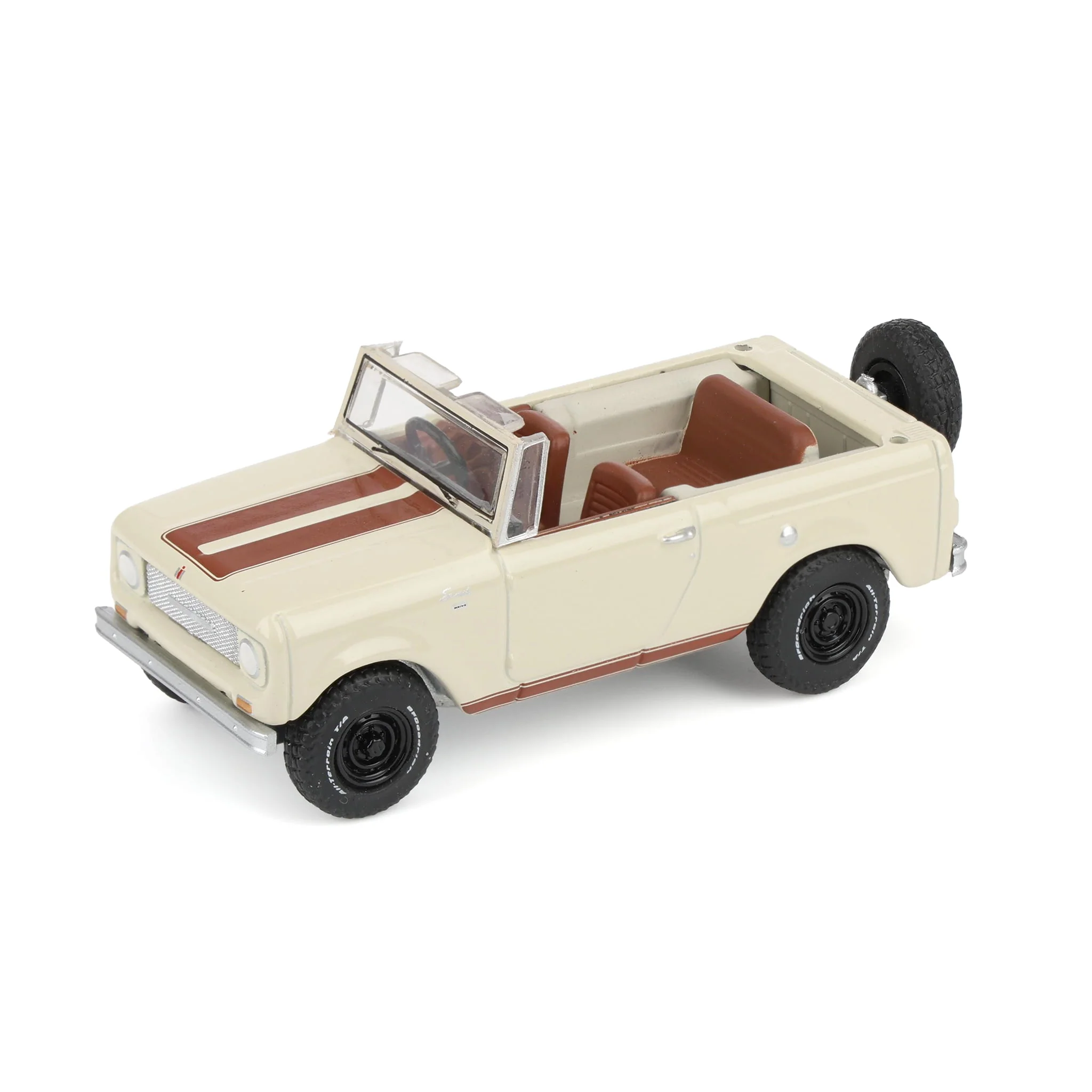 1/64 1967 International Scout 800 Sportop, Cream & Brown, All-Terrain Series 17 - Image 5