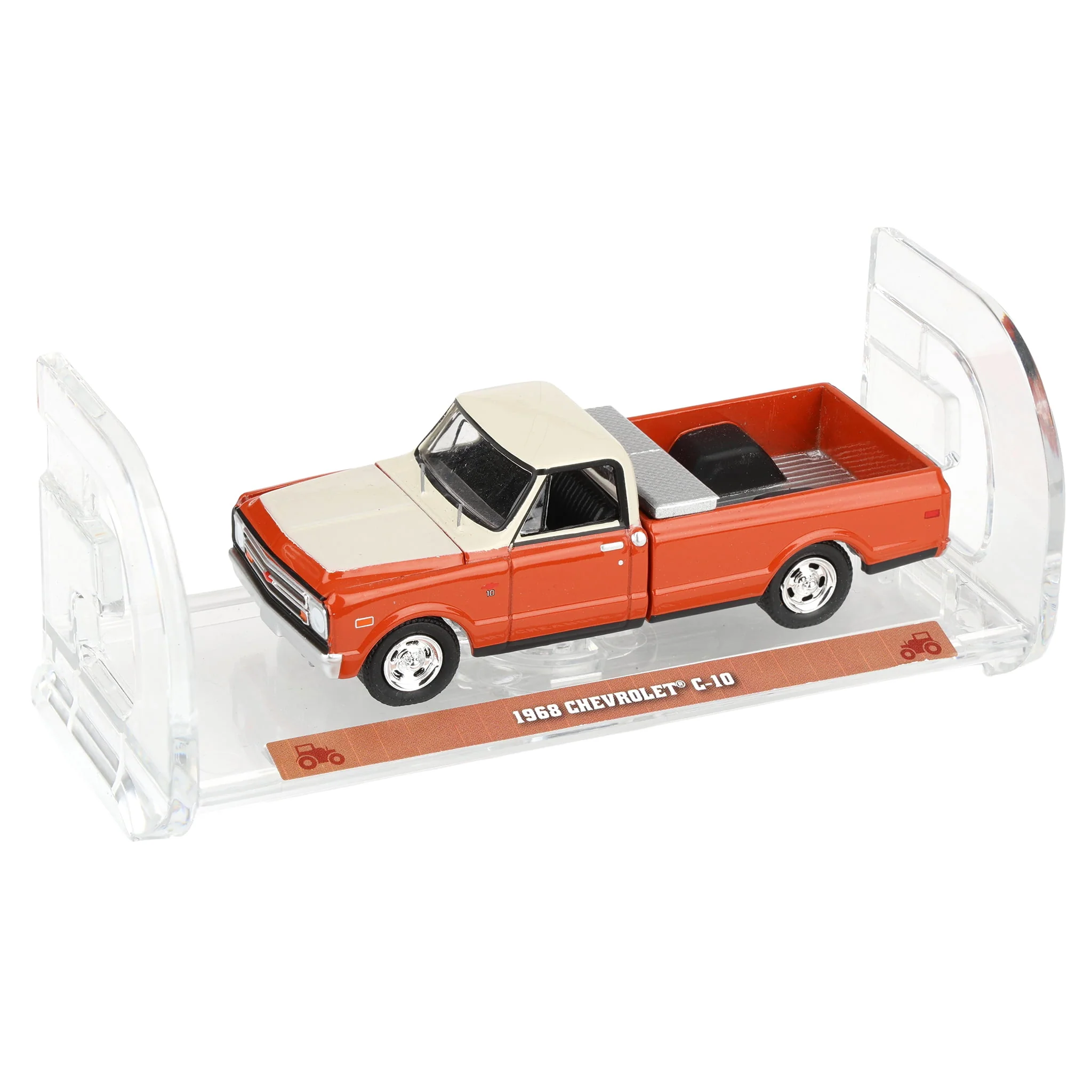 1/64 1968 Chevrolet C-10 with Toolbox, Red, Down on the Farm Series 11 - Image 6