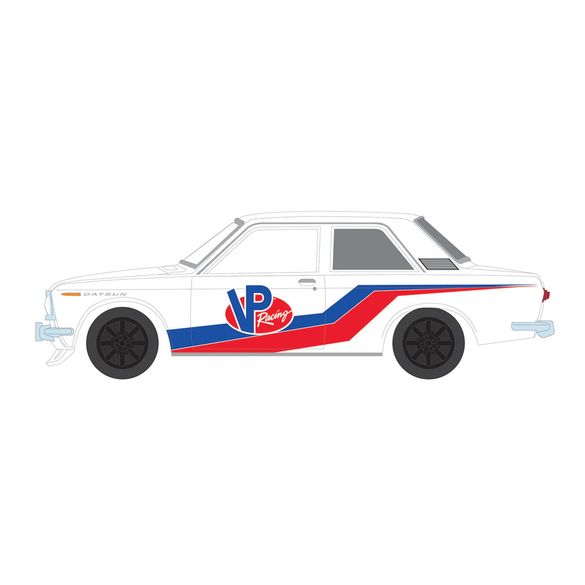 1/64 1968 Datsun 510 Widebody Coupe, VP Racing Fuels, Running on Empty Series 17 - Image 3