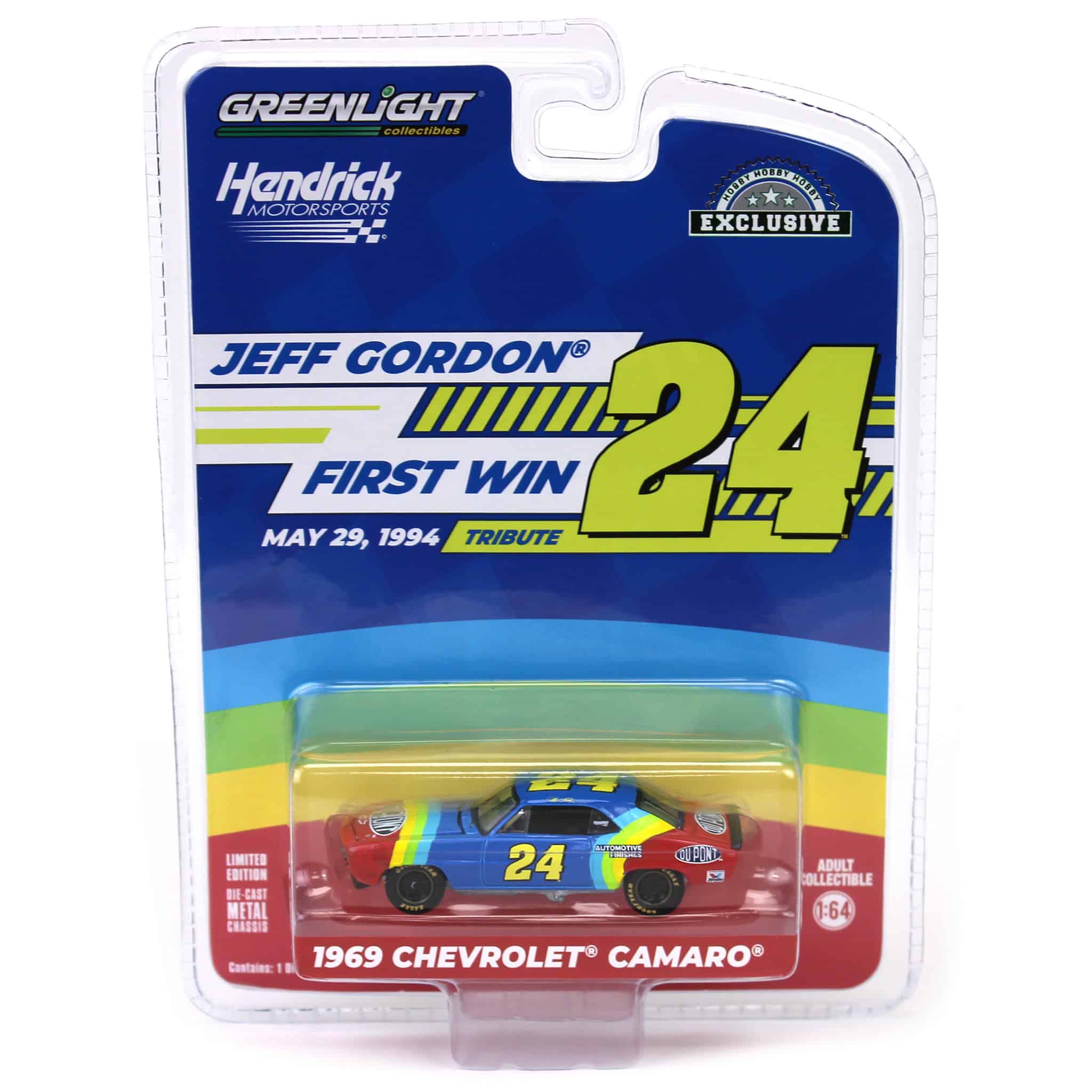 1/64 1969 Chevrolet Camaro, Jeff Gordon First Win Tribute, Hobby Exclusive - Image 6