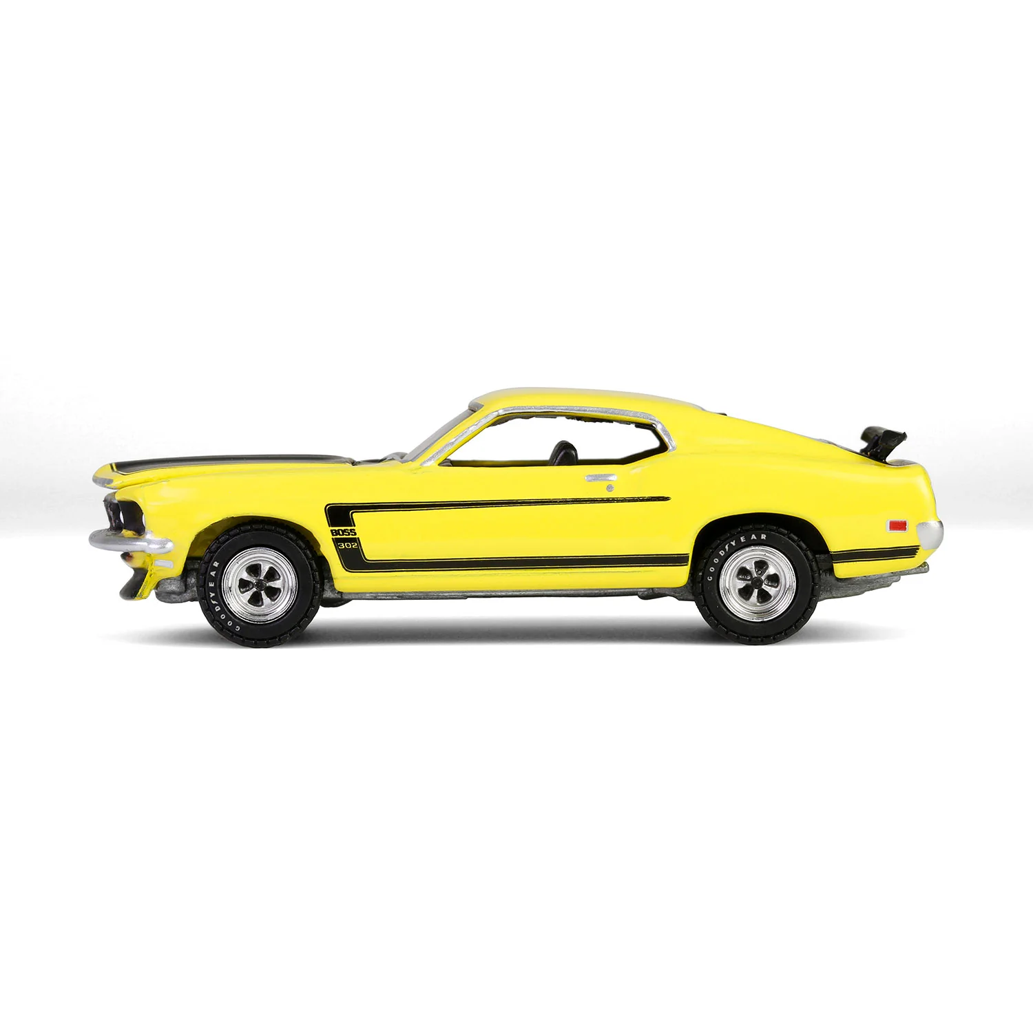 1/64 1969 Ford Mustang Boss 302, Scottsdale 2024, Bright Yellow, Barrett-Jackson Series 15 - Image 5
