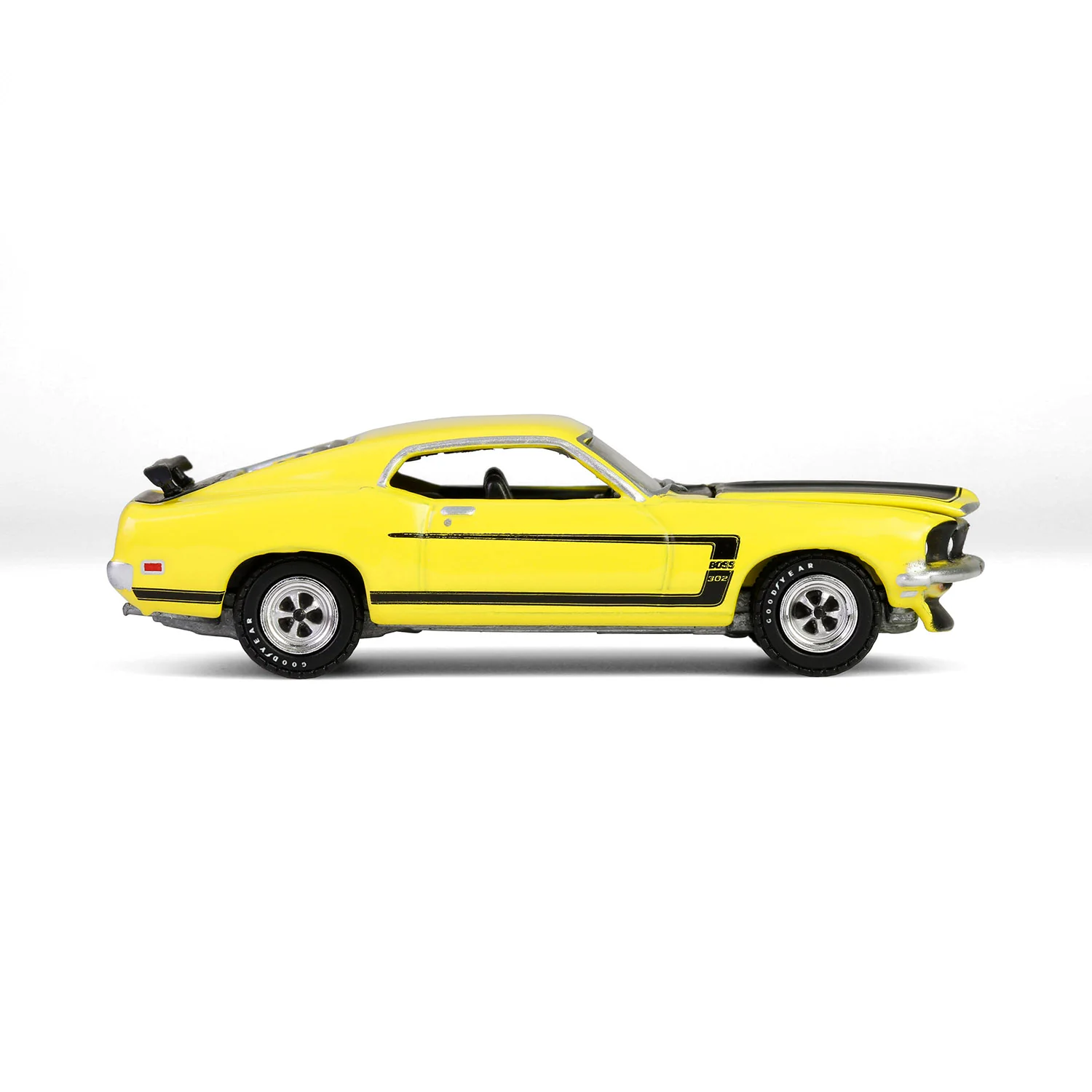 1/64 1969 Ford Mustang Boss 302, Scottsdale 2024, Bright Yellow, Barrett-Jackson Series 15 - Image 6