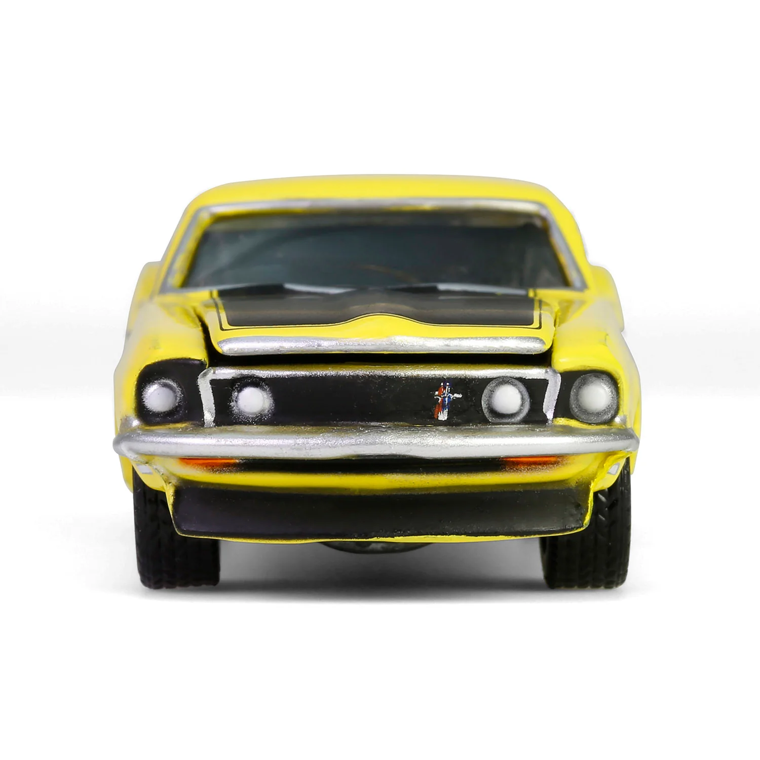 1/64 1969 Ford Mustang Boss 302, Scottsdale 2024, Bright Yellow, Barrett-Jackson Series 15 - Image 7