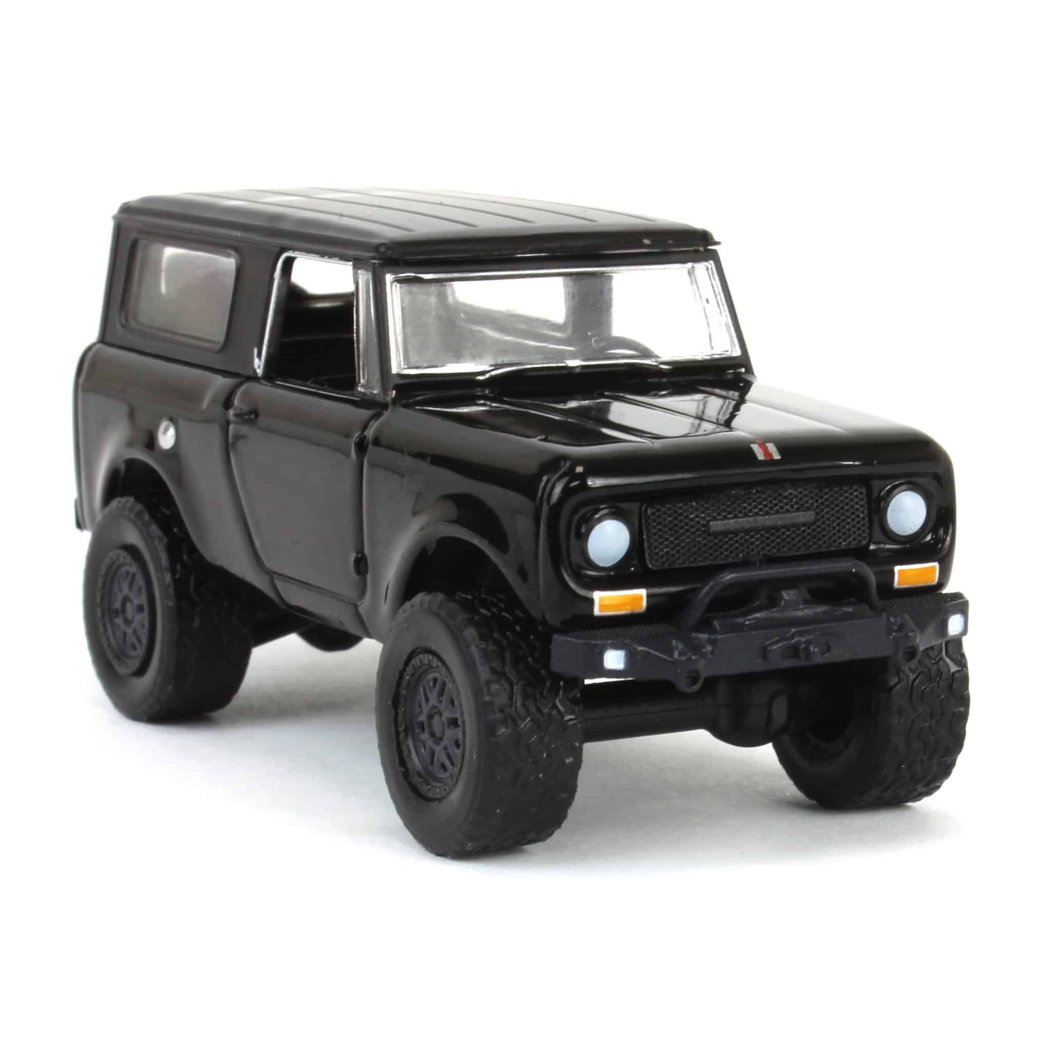 1/64 1969 Harvester Scout Lifted Truck, GreenLight Collectibles Black Bandit Series 29 - Image 2
