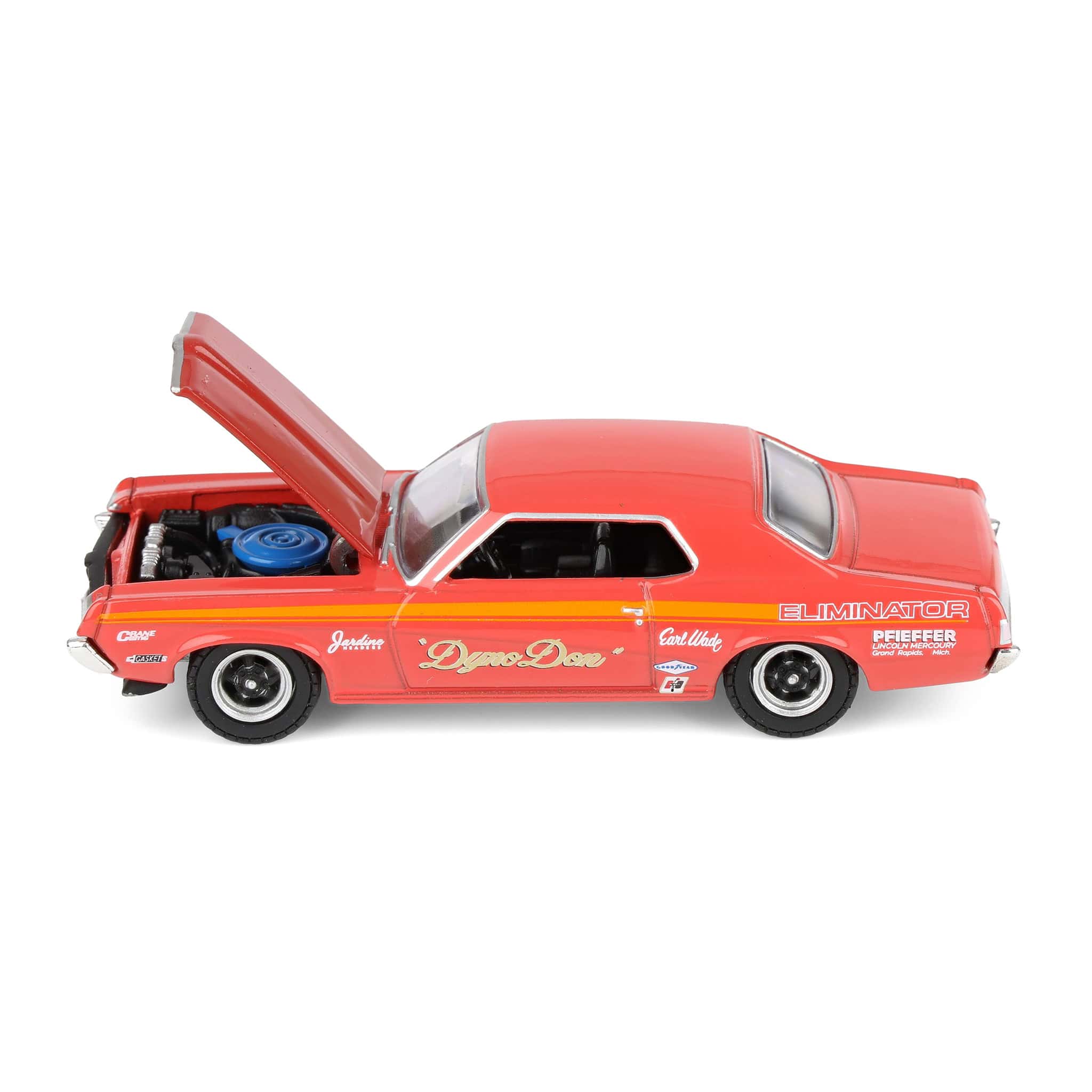 1/64 1969 Mercury Cougar Eliminator, Dyno Don, GreenLight Muscle Series 30 - Image 5