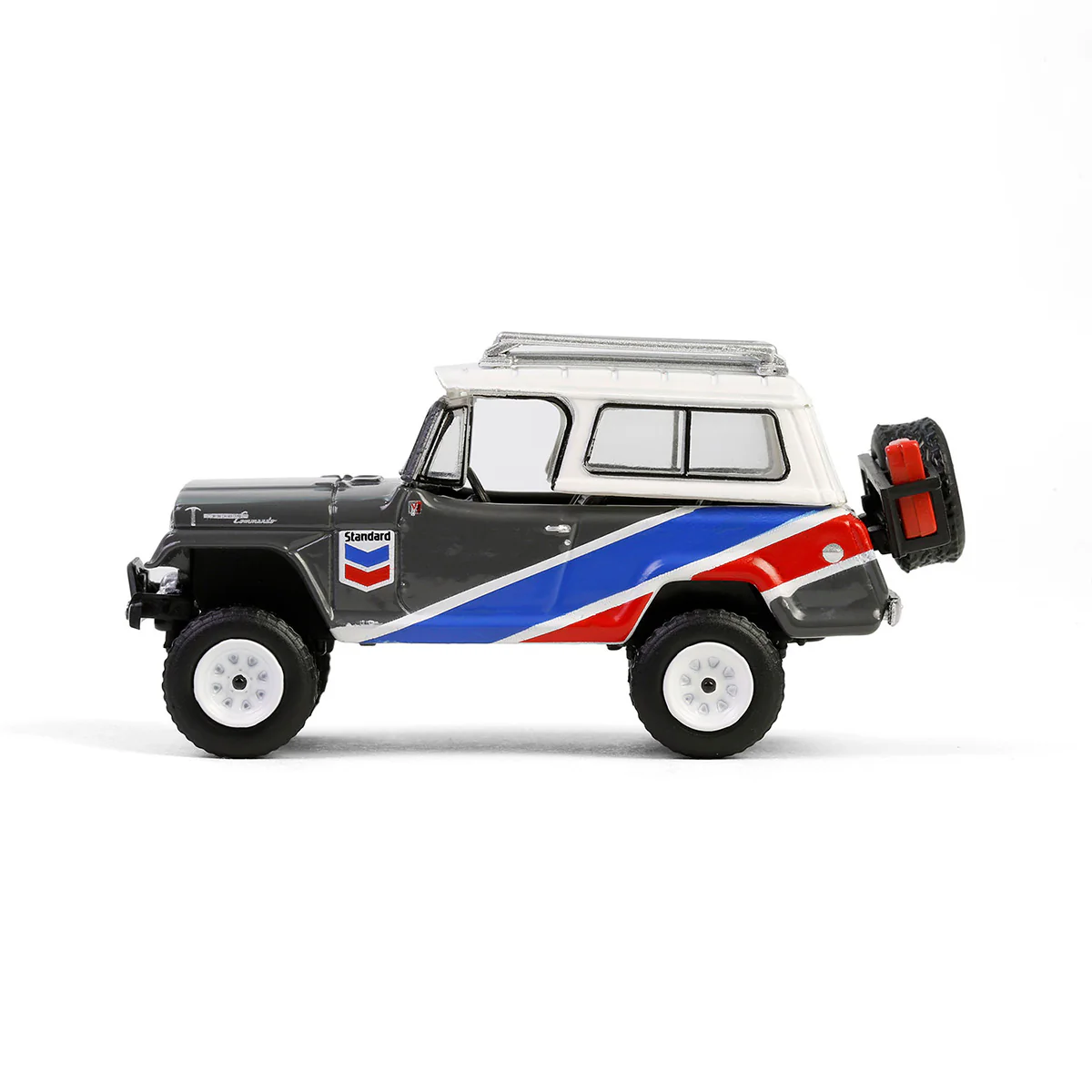 1/64 1970 Jeep Jeepster Commando with Off-Road Parts, Chevron Special Edition Series 1 - Image 3