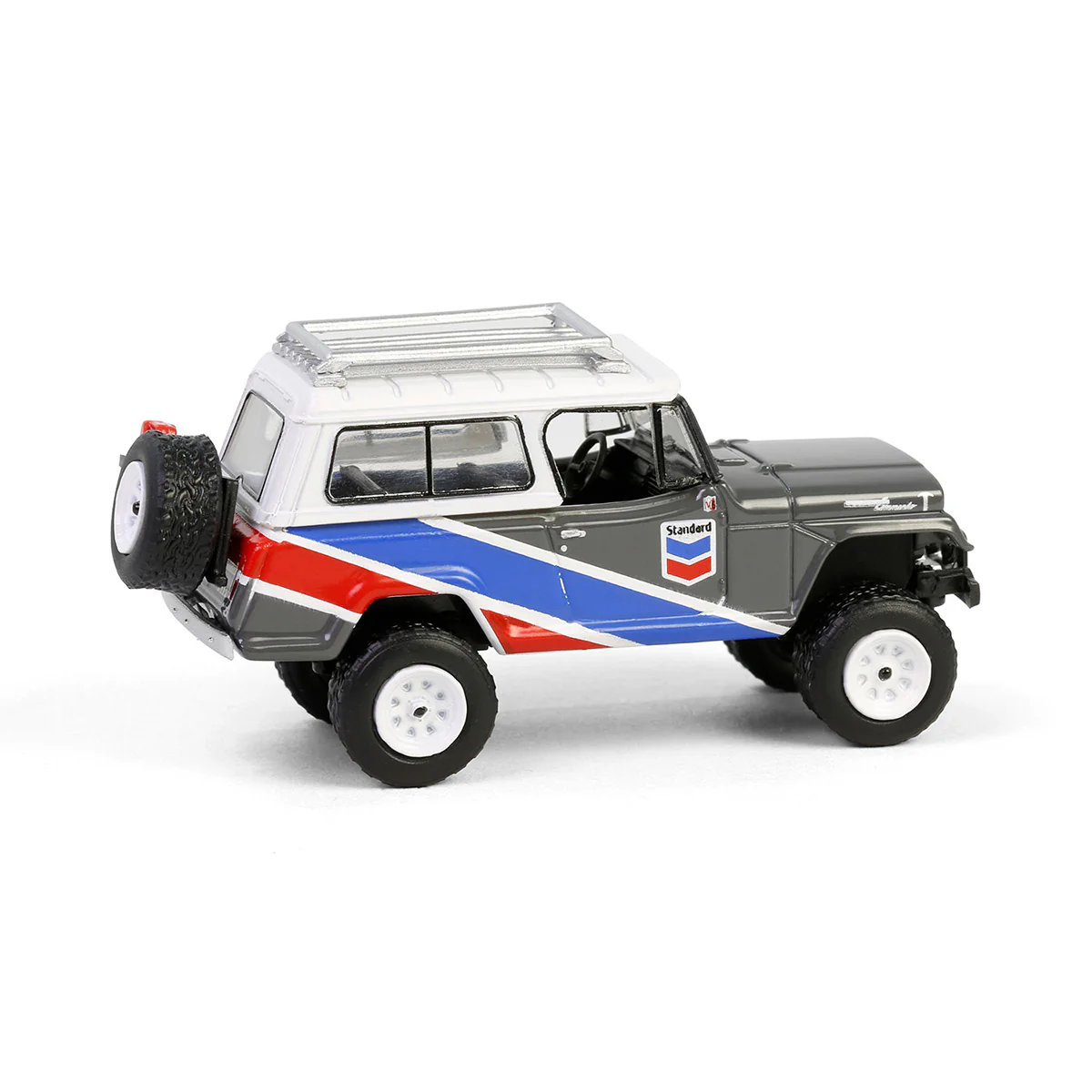 1/64 1970 Jeep Jeepster Commando with Off-Road Parts, Chevron Special Edition Series 1 - Image 4
