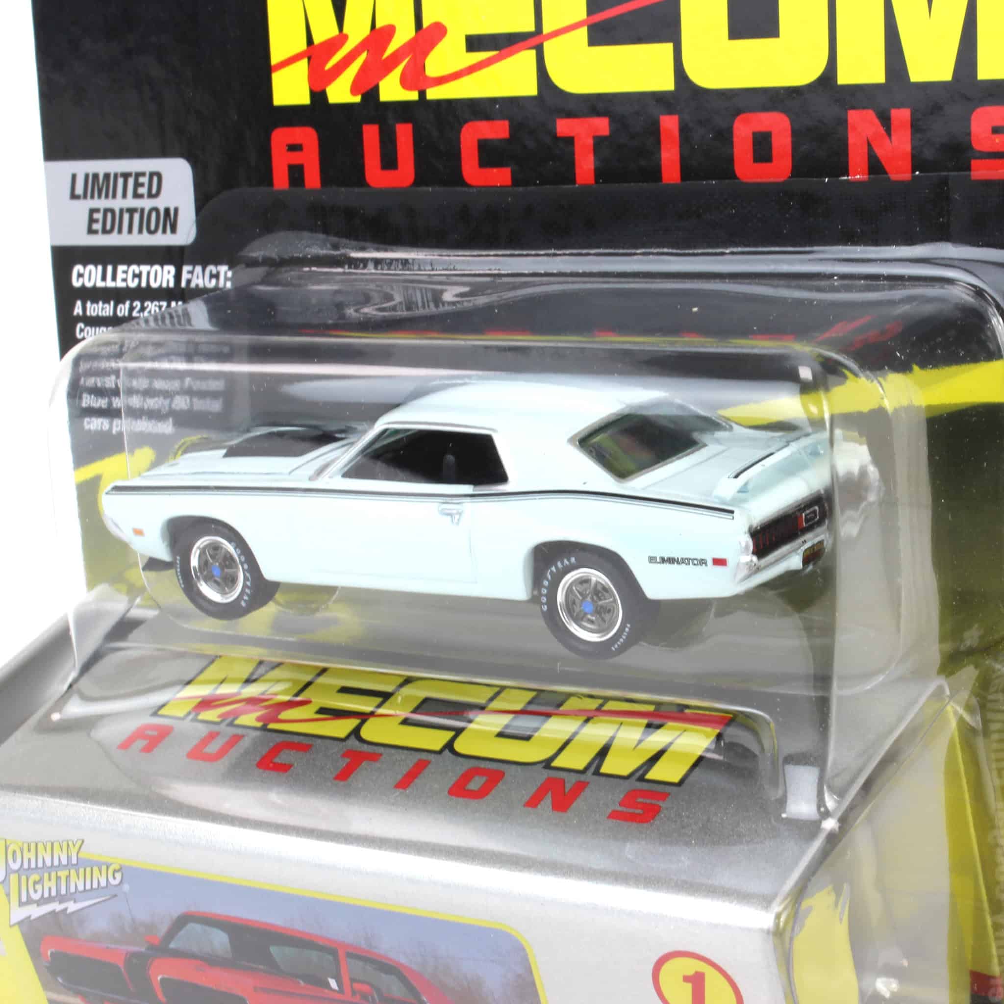 1/64 1970 Mercury Cougar Eliminator, Mecum Auctions, Johnny Lightning Collector Tin Series 15 - Image 5