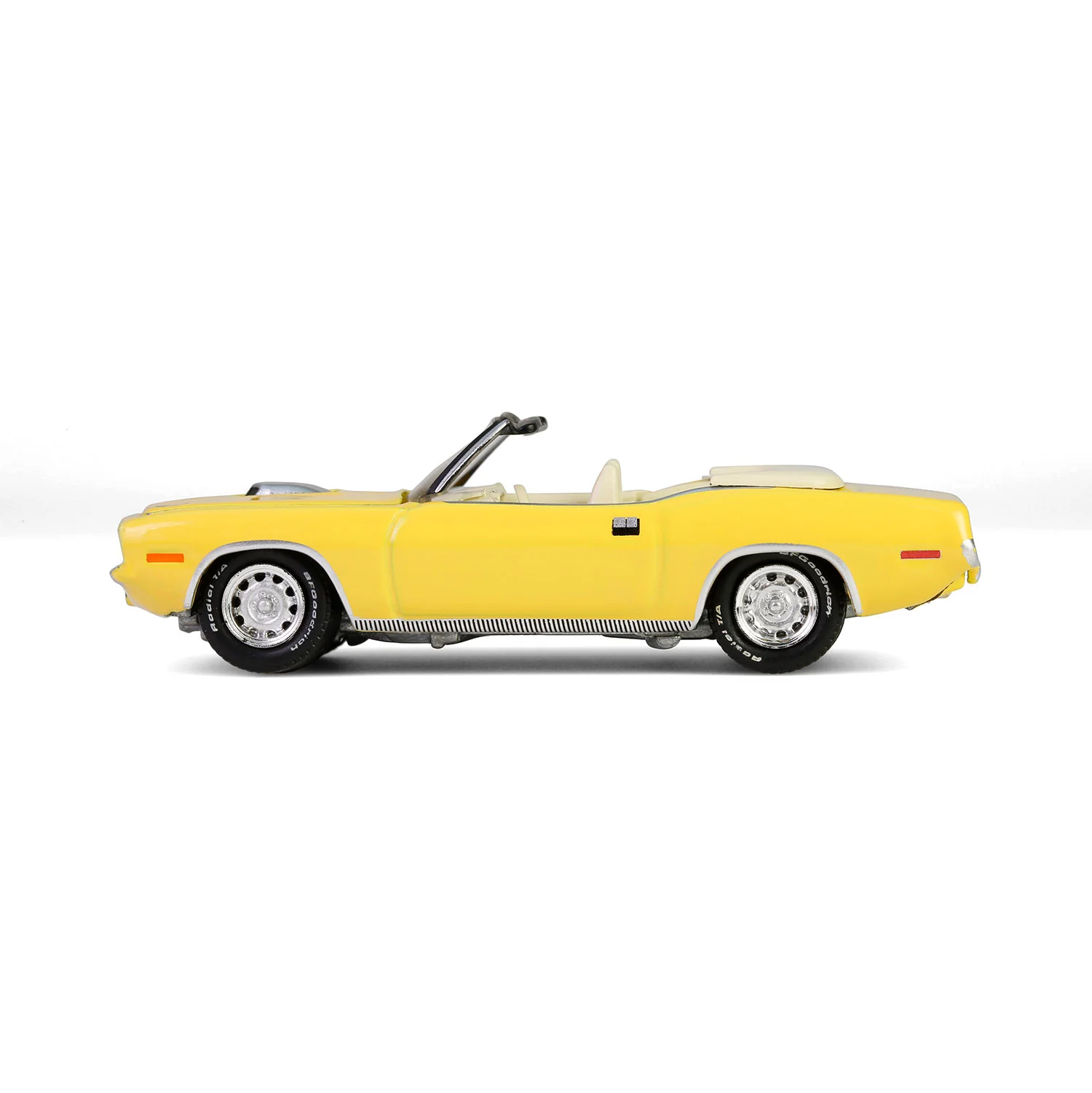 1/64 1970 Plymouth 'Cuda Convertible, Scottsdale 2024, Yellow, Barrett-Jackson Series 15 - Image 5