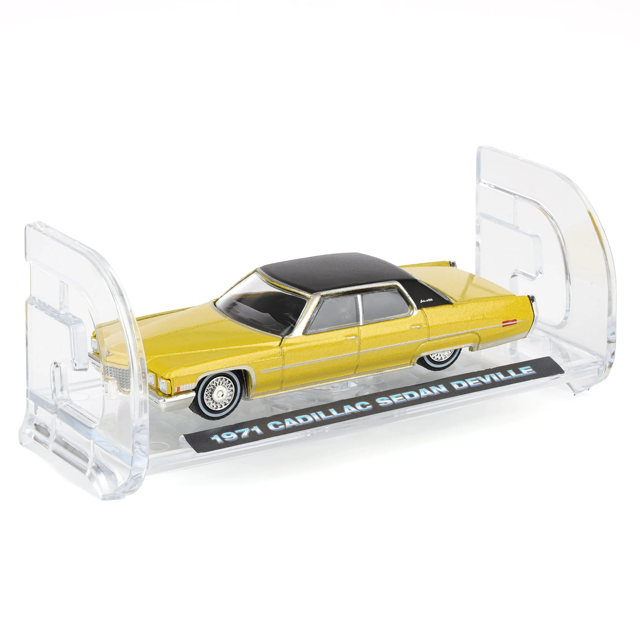 1/64 1971 Cadillac Sedan Deville Lowrider, Gold Metallic, California Lowriders Series 7 - Image 5