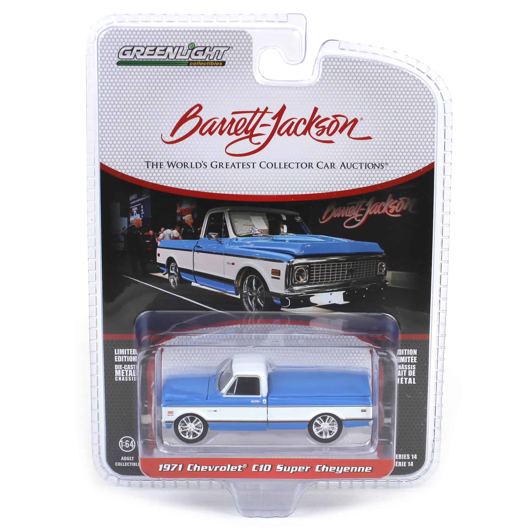 1/64 1971 Chevrolet C10 Super Cheyenne Custom Pickup, Barrett-Jackson Series 14 - Image 2