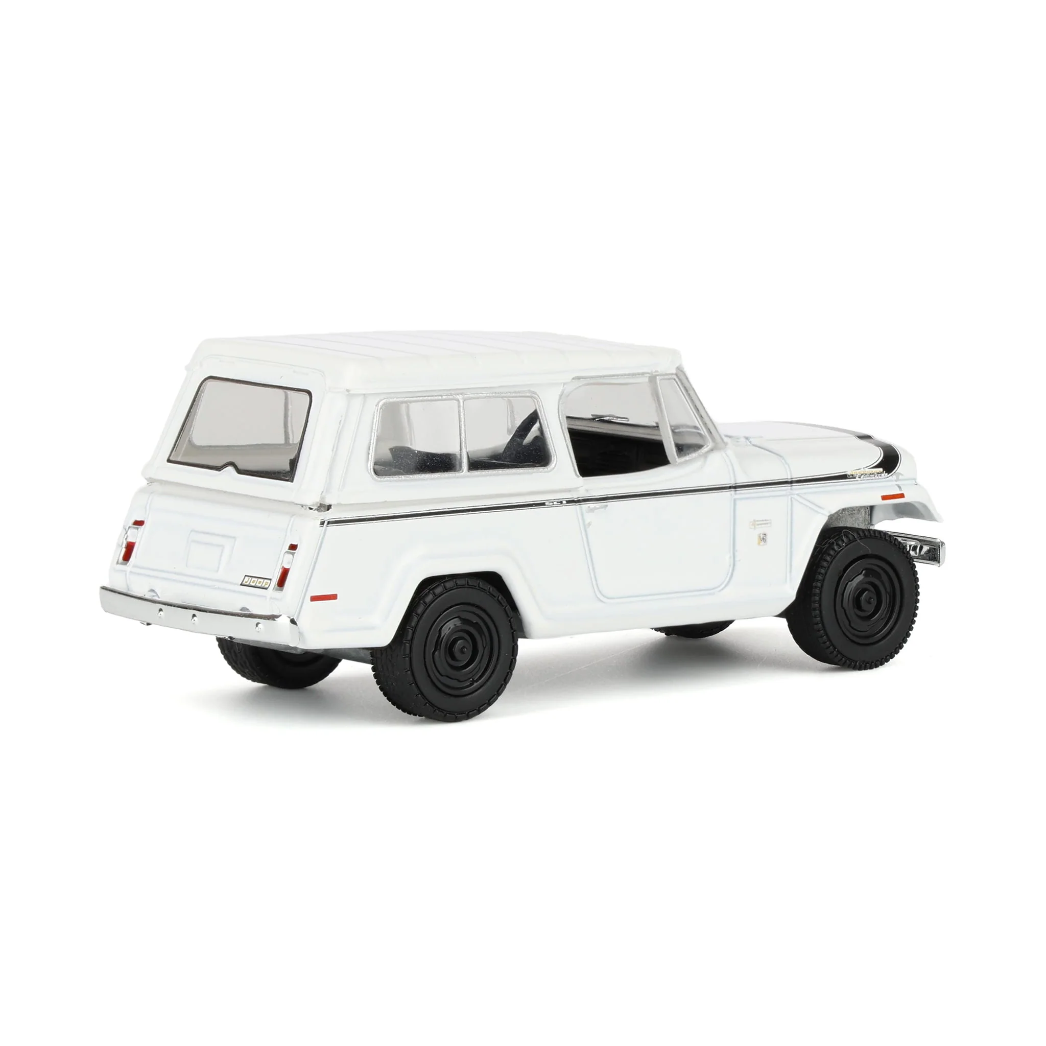 1/64 1971 Jeep Jeepster Commando, White, All-Terrain Series 17 - Image 3