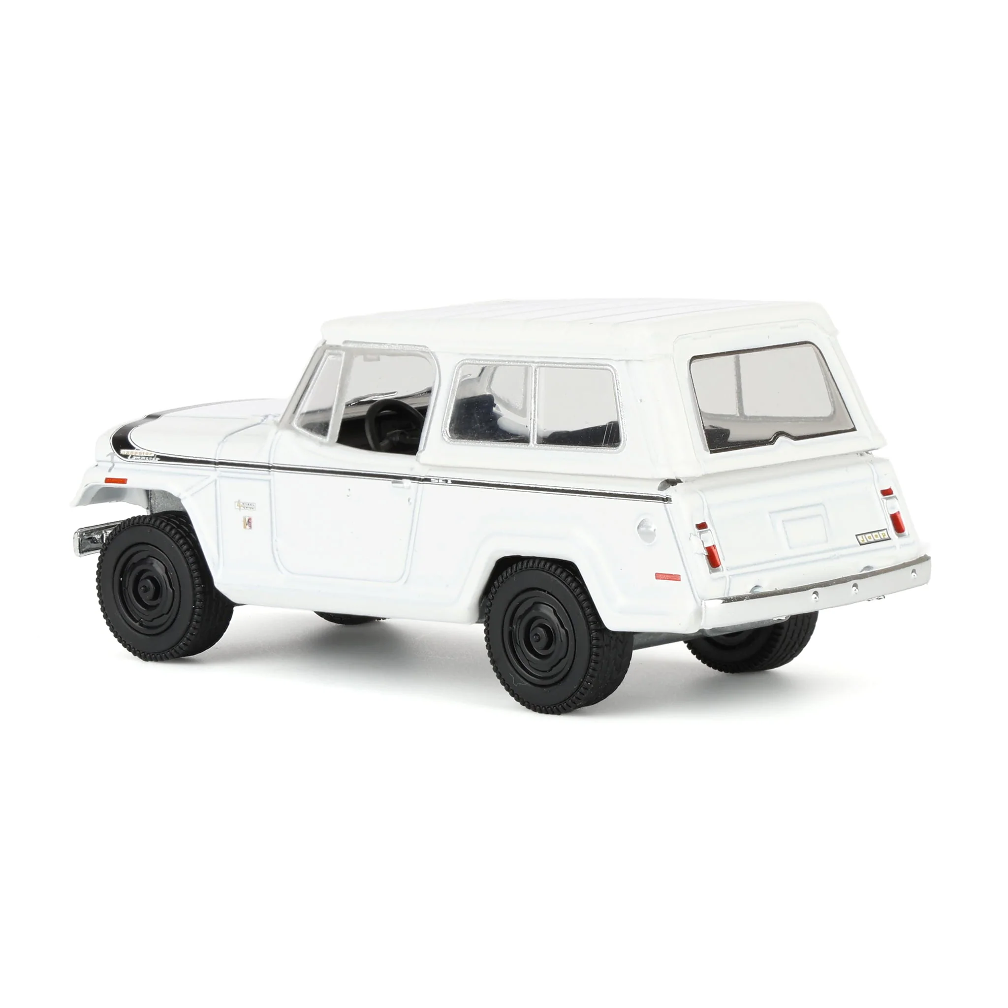 1/64 1971 Jeep Jeepster Commando, White, All-Terrain Series 17 - Image 4