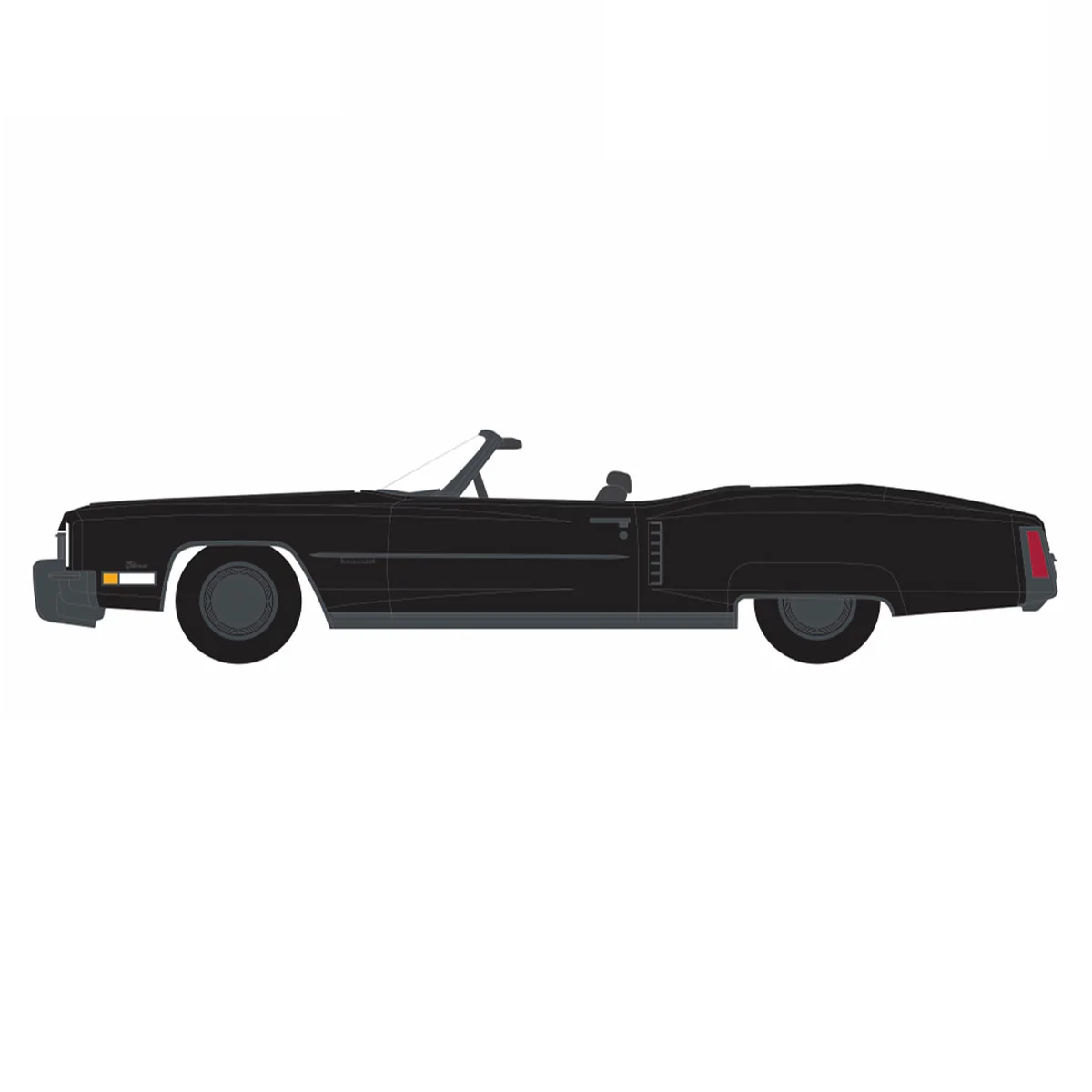 1/64 1972 Cadillac Eldorado Fleetwood Convertible, Black Bandit Series 29 - Image 3