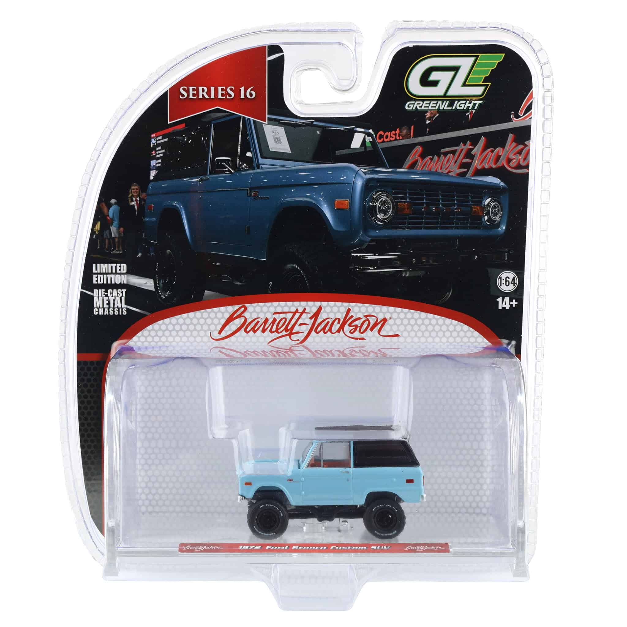 1/64 1972 Ford Bronco Custom SUV, Barrett-Jackson Series 16 - Image 9