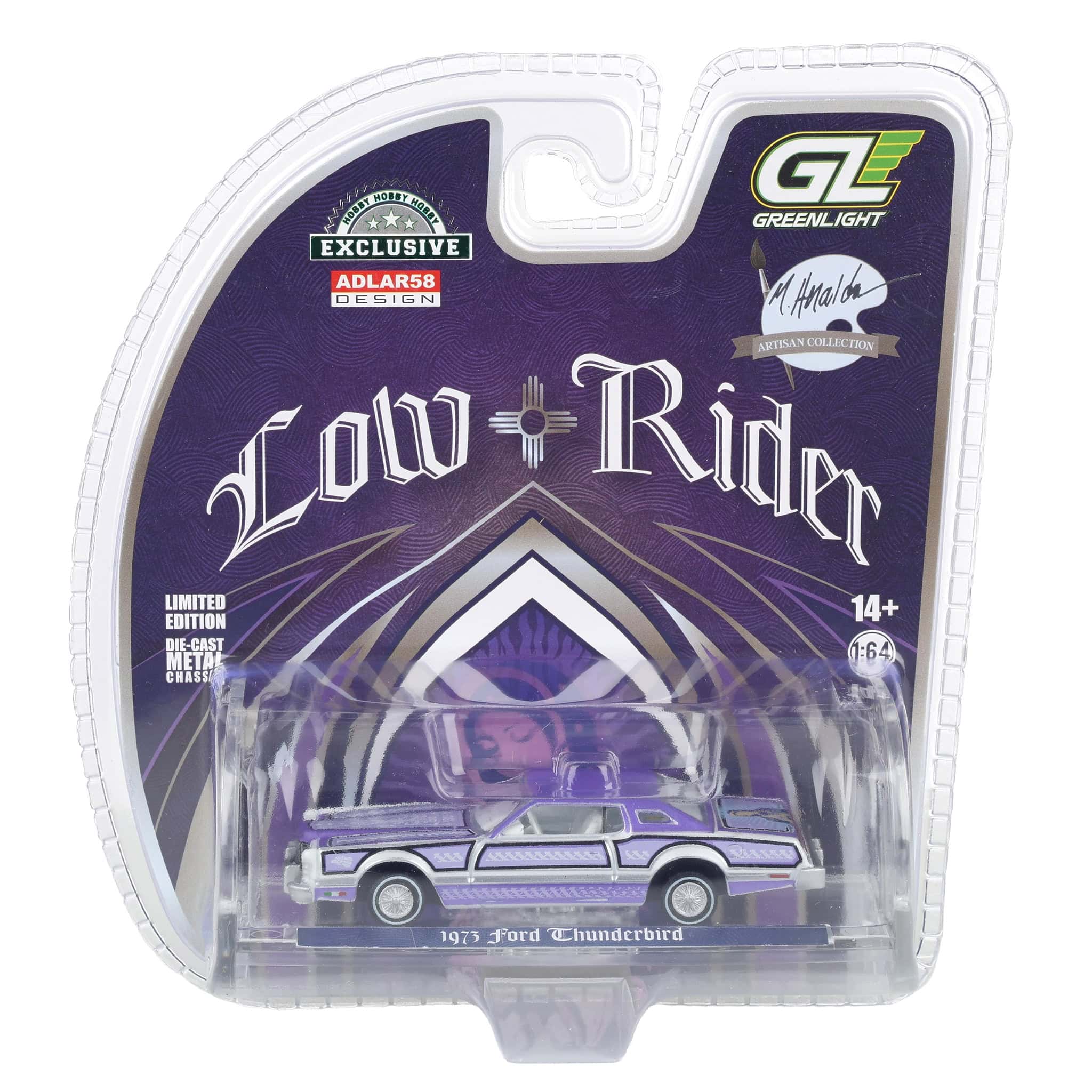 1/64 1973 Ford Thunderbird Lowrider, Michael Heralda Special Edition, Hobby Exclusive - Image 7