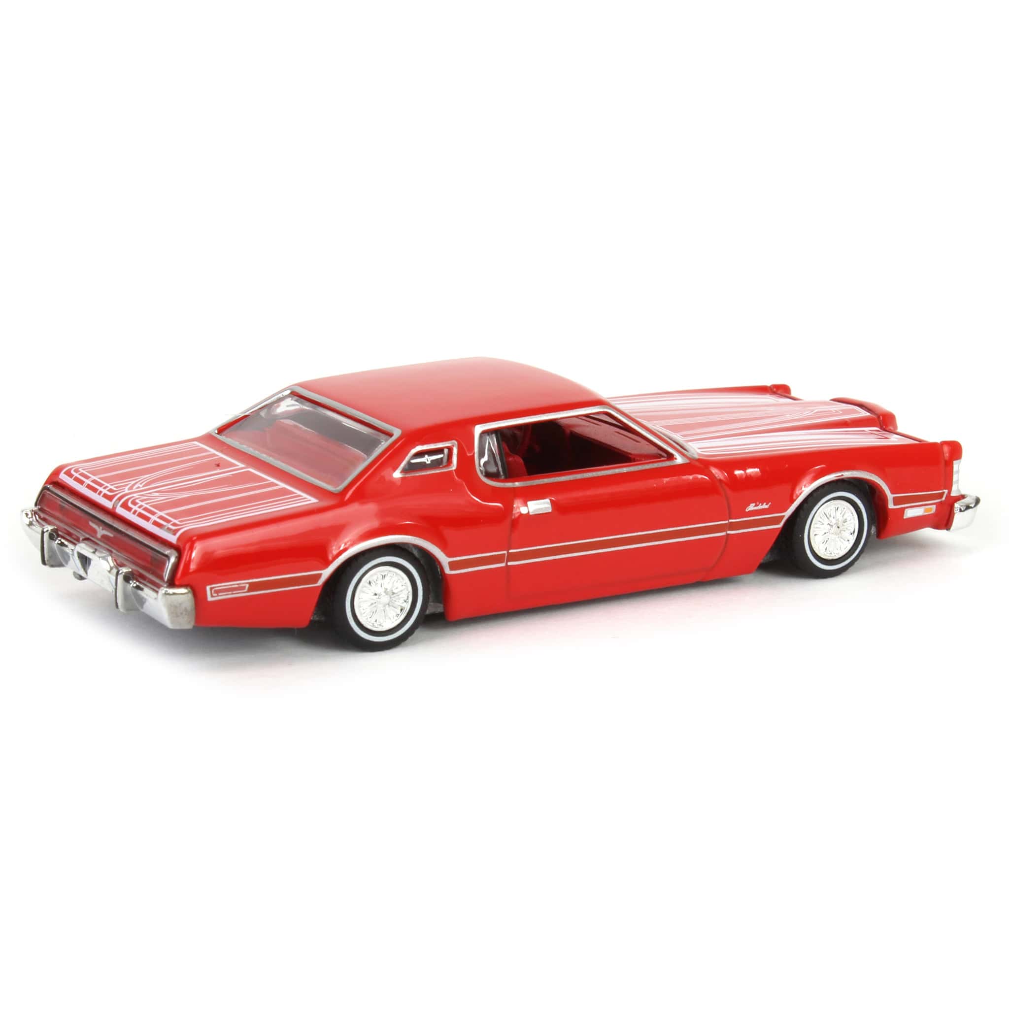 1/64 1973 Ford Thunderbird, Red Custom, California Lowriders Series 6 - Image 3