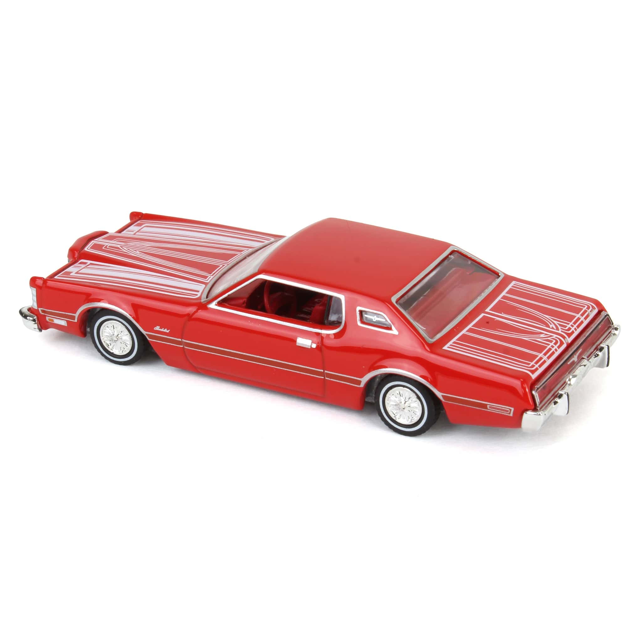 1/64 1973 Ford Thunderbird, Red Custom, California Lowriders Series 6 - Image 4